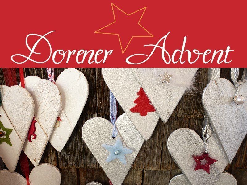 Adventmarkt in Doren am 1. Adventsonntag ab 15 Uhr auf dem Dorfplatz Adventmarkt in Doren am 1. Adventsonntag ab 15 Uhr auf dem Dorfplatz