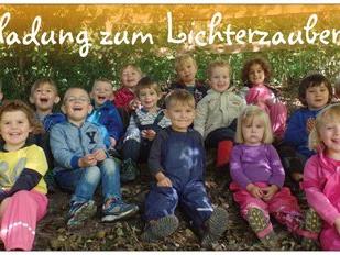 Vorankündigung  "Lichterzauber" der Kindergruppe Waldwichtel
