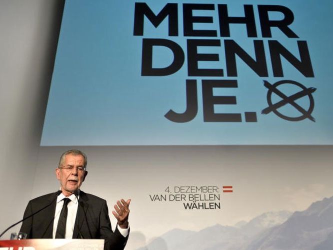 Van der Bellen beim (nochmaligen) Wahlkampfauftakt. Van der Bellen beim (nochmaligen) Wahlkampfauftakt.