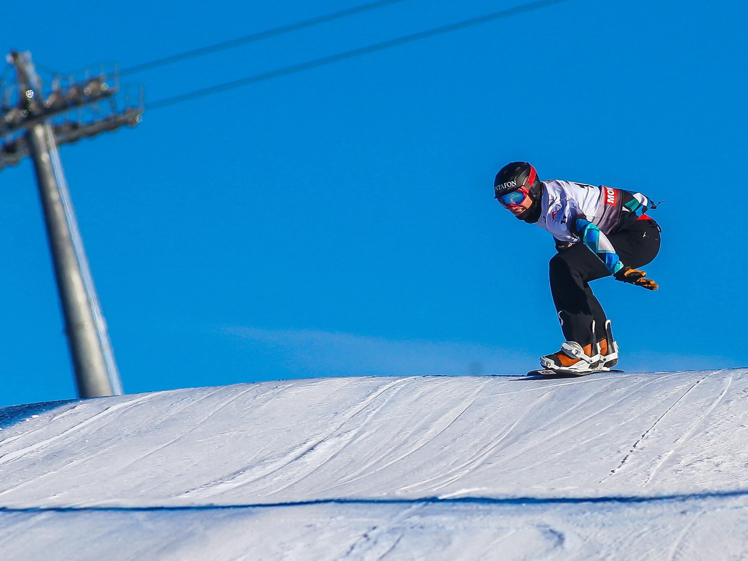 Der Vorarlberger Alessandro Hämmerle musste sich mit Platz 26 im Snowboardcross zufrieden geben.