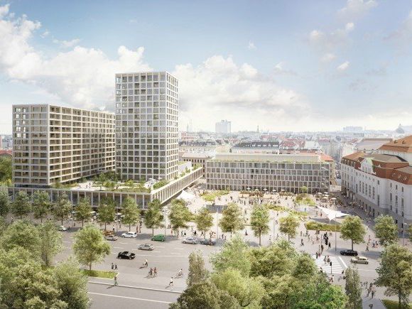 Großbauvorhaben am Wiener Heumarkt-Areal. Großbauvorhaben am Wiener Heumarkt-Areal.