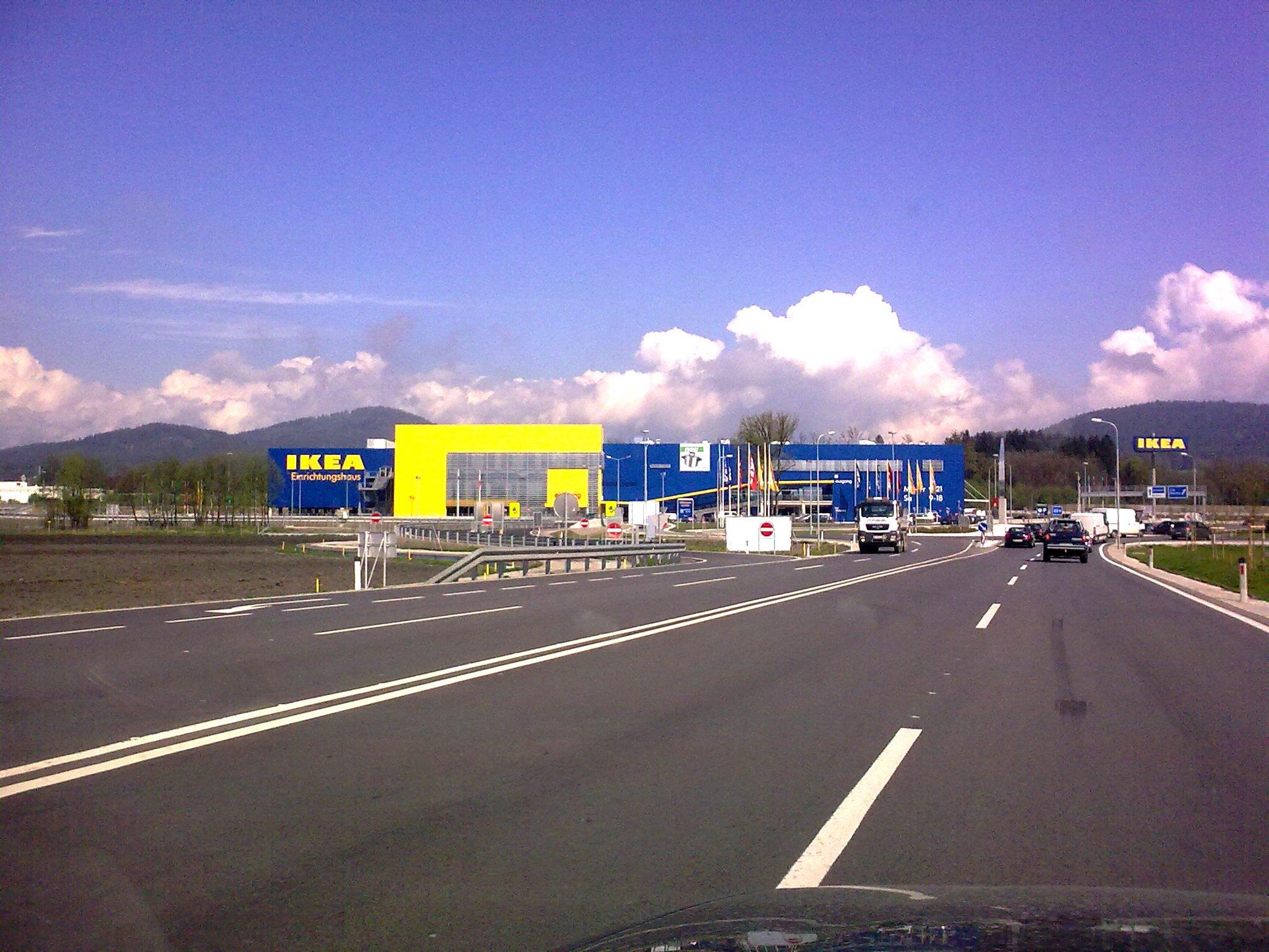 Nur in Vorarlberg ist Möbelriese Ikea in Österreich noch nicht vertreten (im Bild Ikea Klagenfurt).
