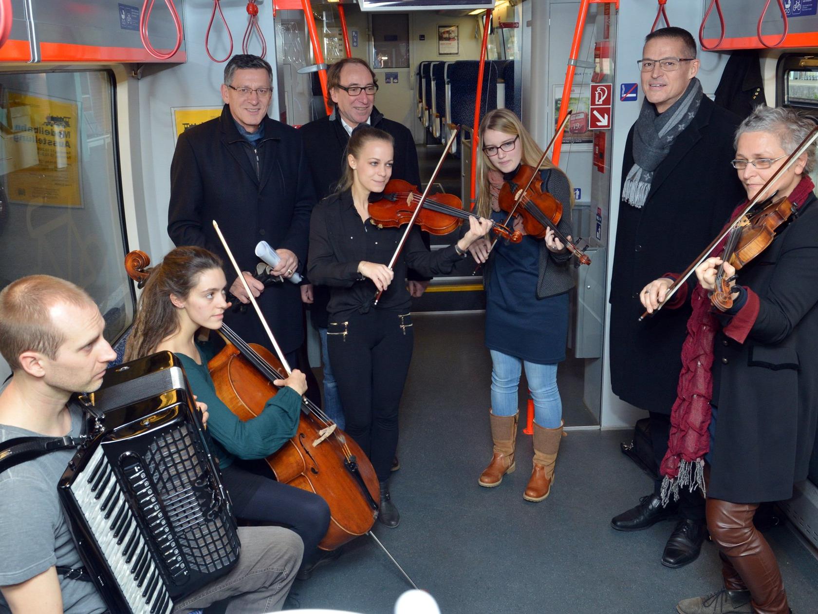 Die Aktion "Kultur am Zug" startet am 10. Dezember.