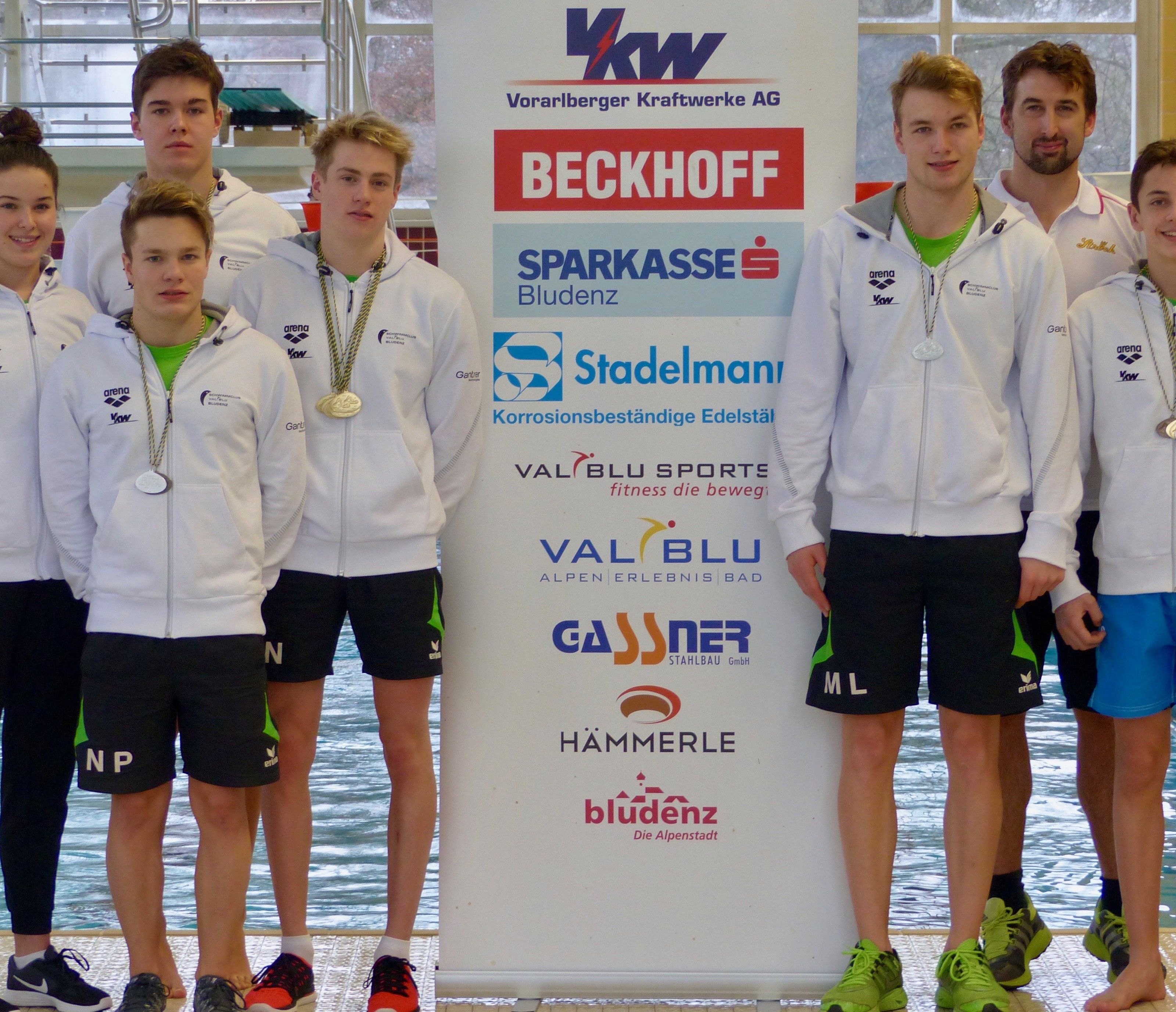 Die Bludenzer schwimmen weiter auf der Erfolgswelle Die Bludenzer schwimmen weiter auf der Erfolgswelle