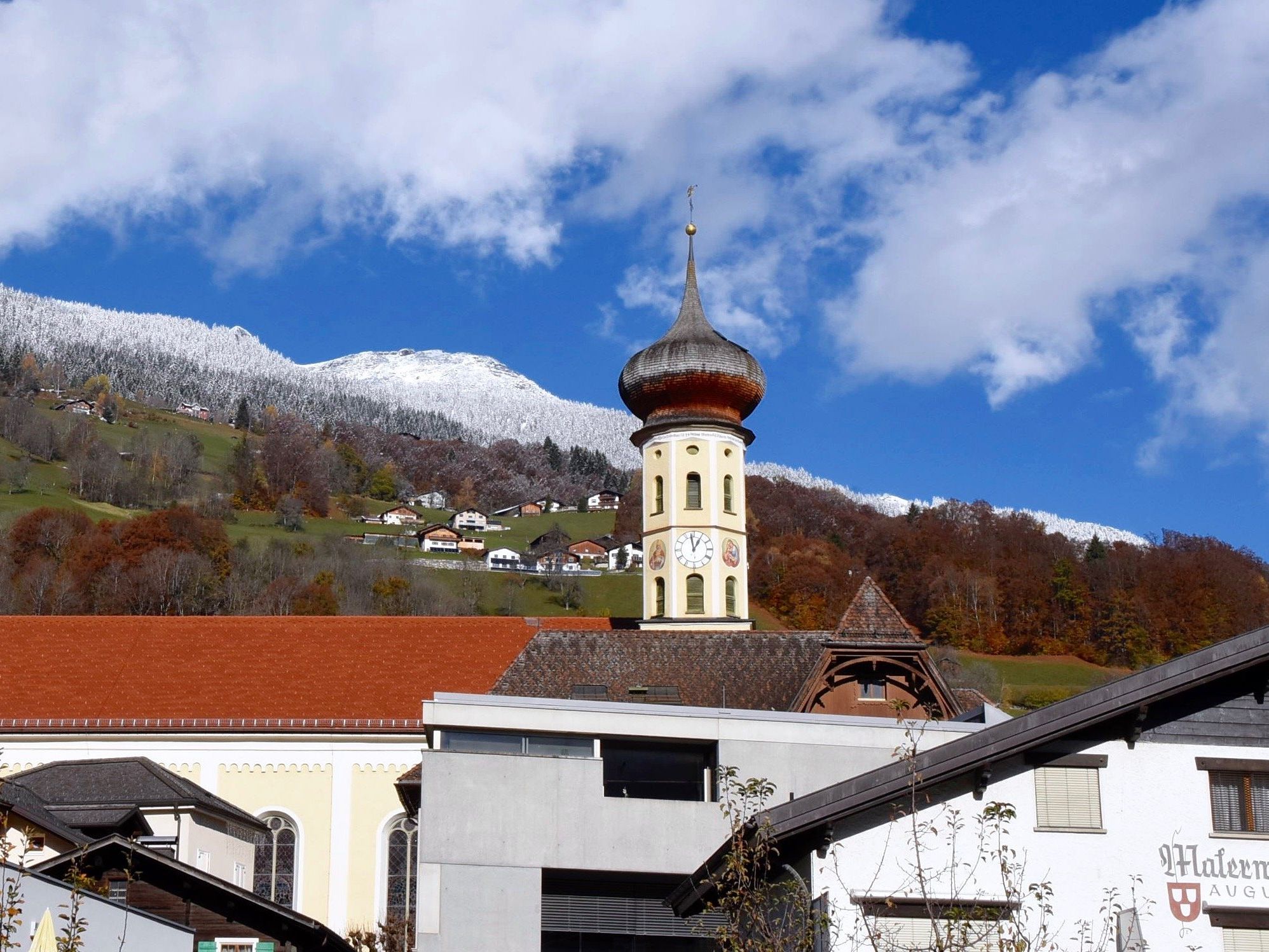 Pfarrkirche Schruns in einer Aufnahme vom 8. November 2016 Pfarrkirche Schruns in einer Aufnahme vom 8. November 2016