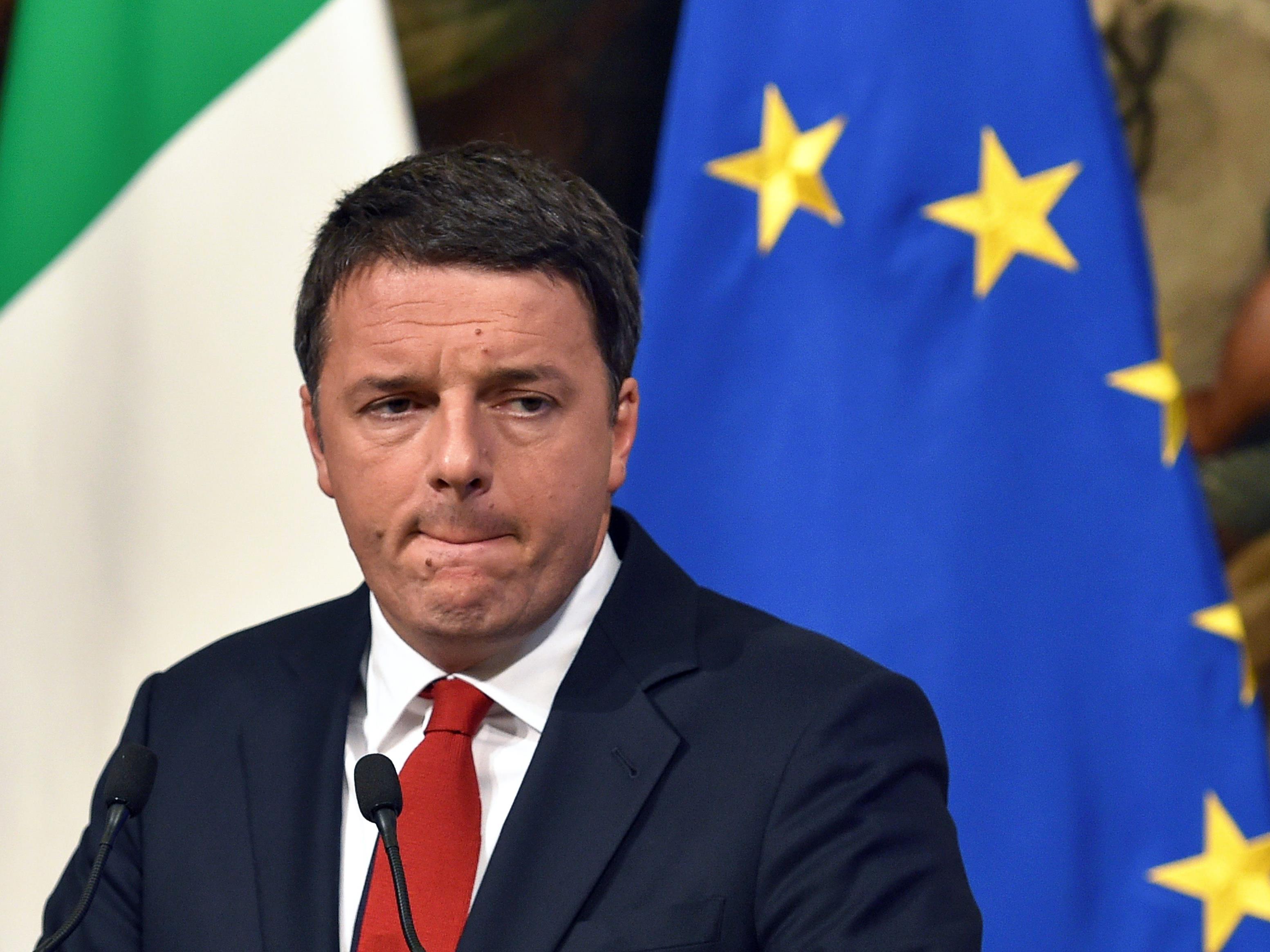 Italiens Premierminister Matteo Renzi