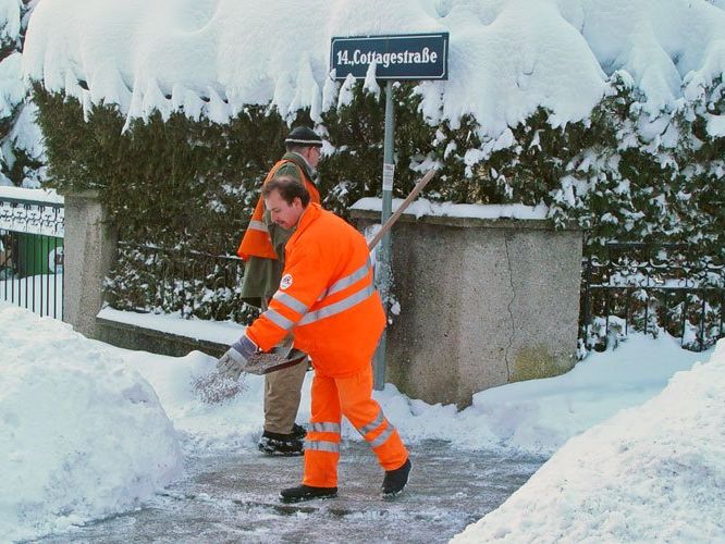 Die Stadt ist für den Wintereinbruch gewappnet. Die Stadt ist für den Wintereinbruch gewappnet.