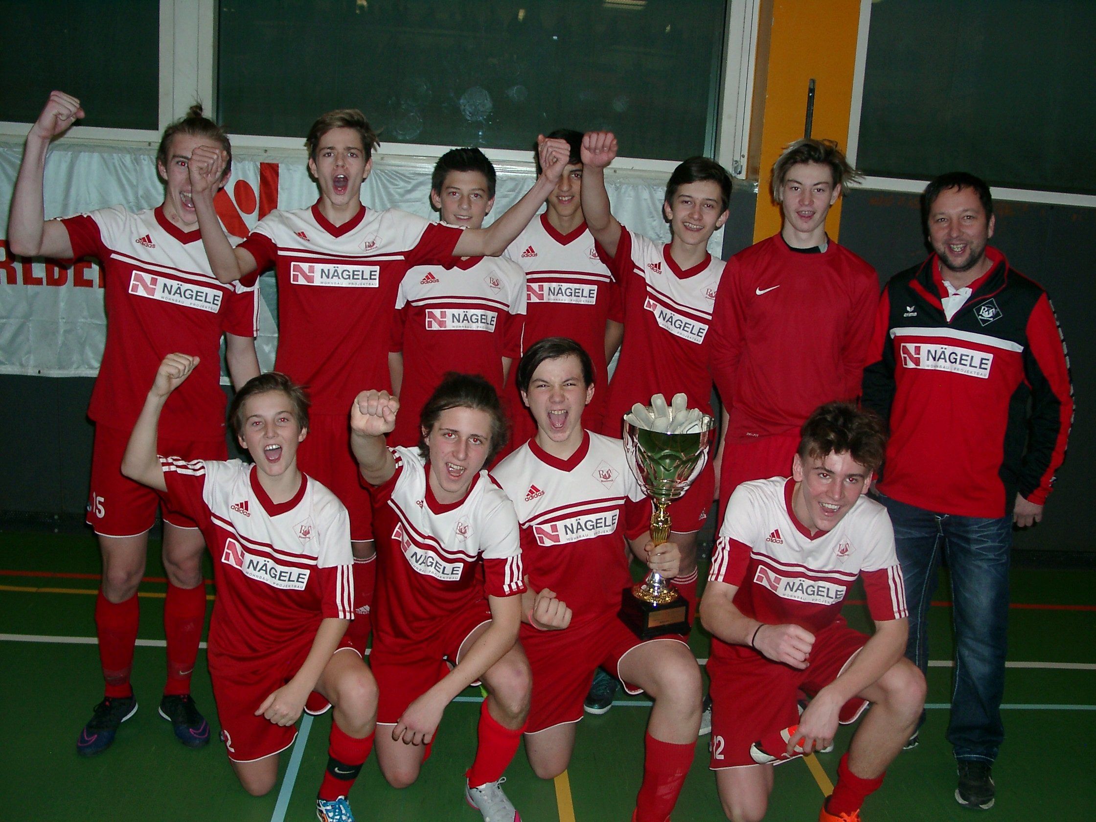 Rankweils U-16-Elf wurde Futsal Landesmeister Rankweils U-16-Elf wurde Futsal Landesmeister