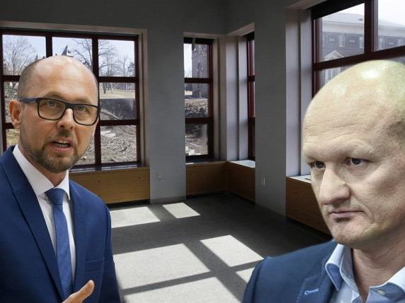Sind sich uneins, wie man leerstehende Wohnungen auf den Markt bringen kann: SPÖ-Klubobmann Michael Ritsch und FPÖ-Wohnbausprecher Joachim Weixlbaumer.