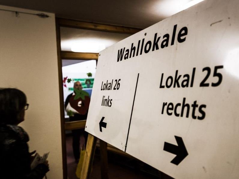Die Öffnungszeiten der Wahllokale im Bezirk Dornbirn.
