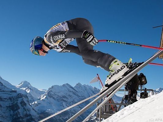 Alexis Pinturault im Training in Wengen