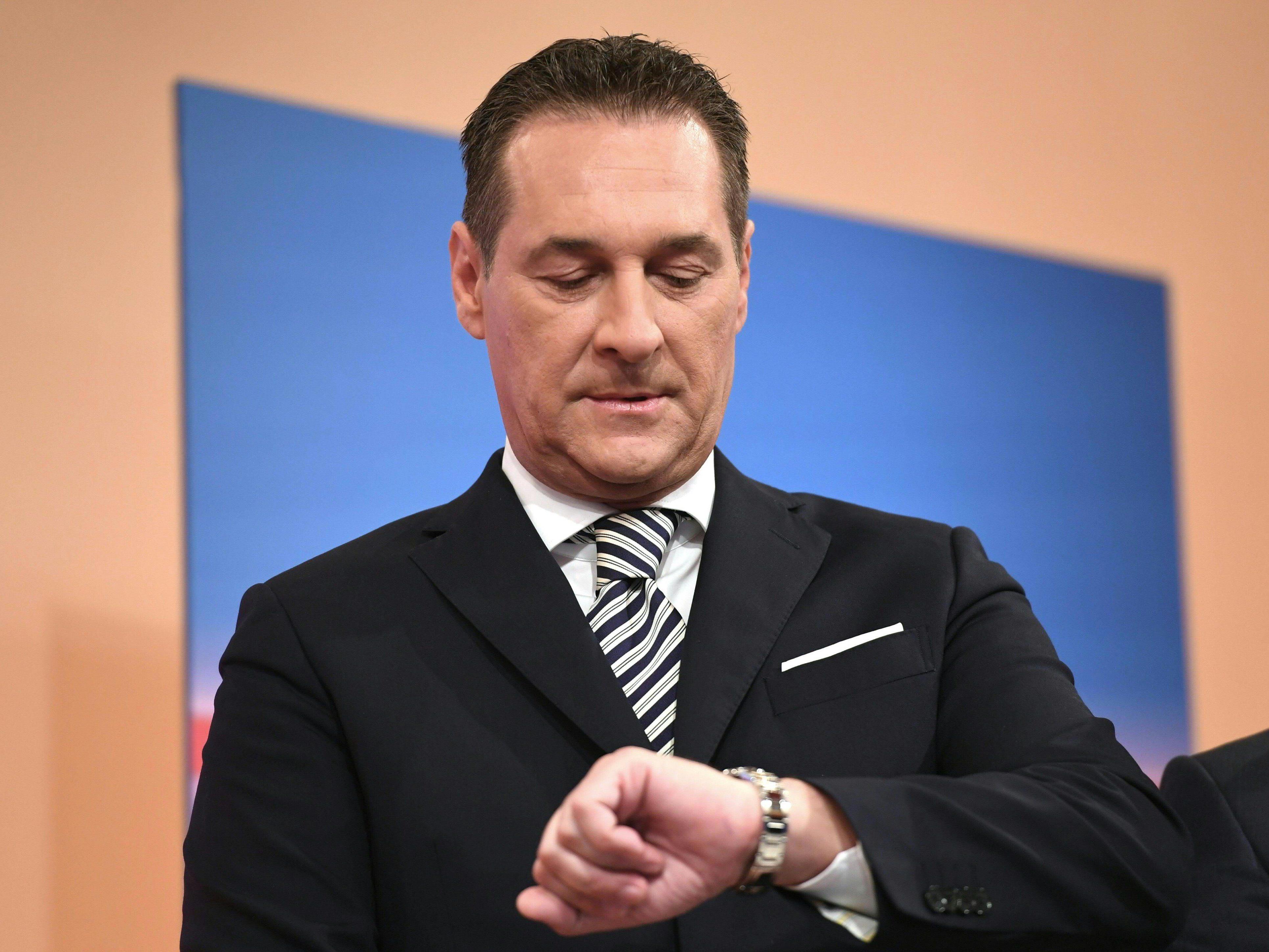 FPÖ-Chef Heinz-Christian Strache.