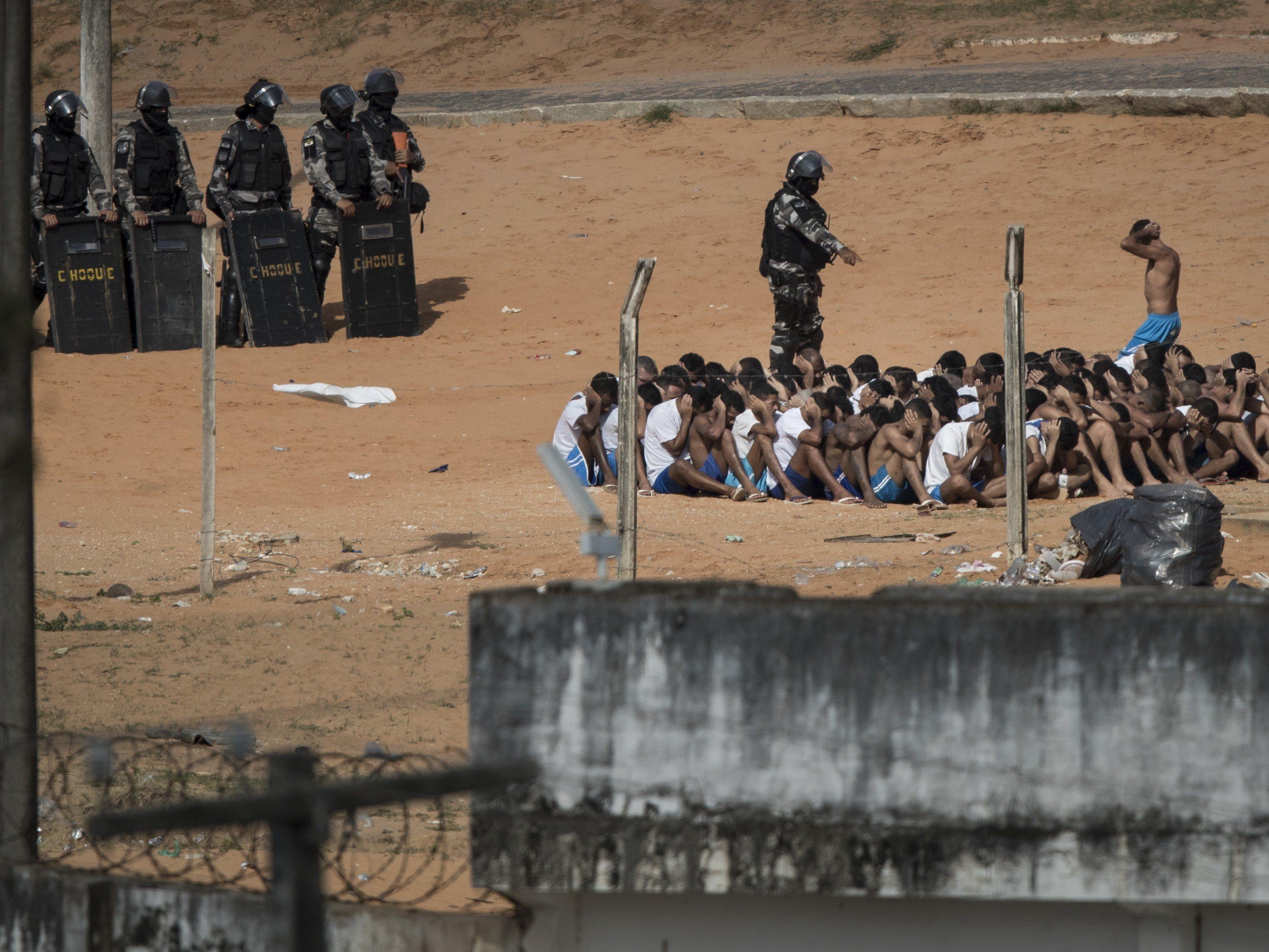 Aufstand im Alcacuz-Gefängnis im Nordosten Brasilien.