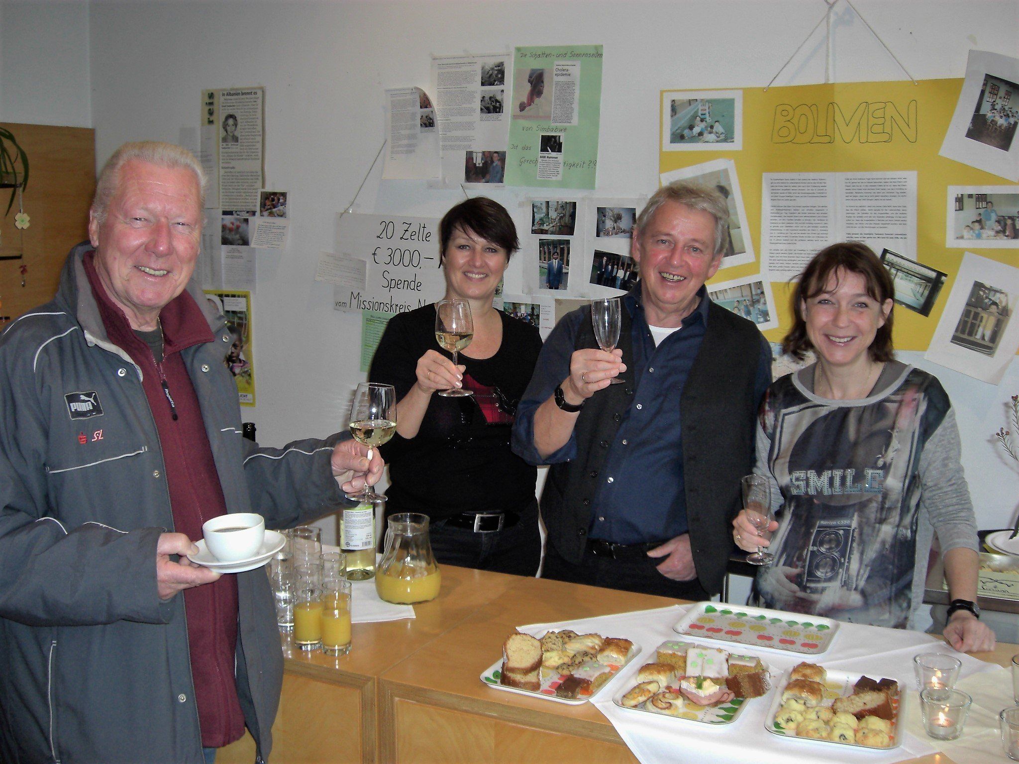 Das Sonntagscafé-Team freut sich auf viele Besucher Das Sonntagscafé-Team freut sich auf viele Besucher