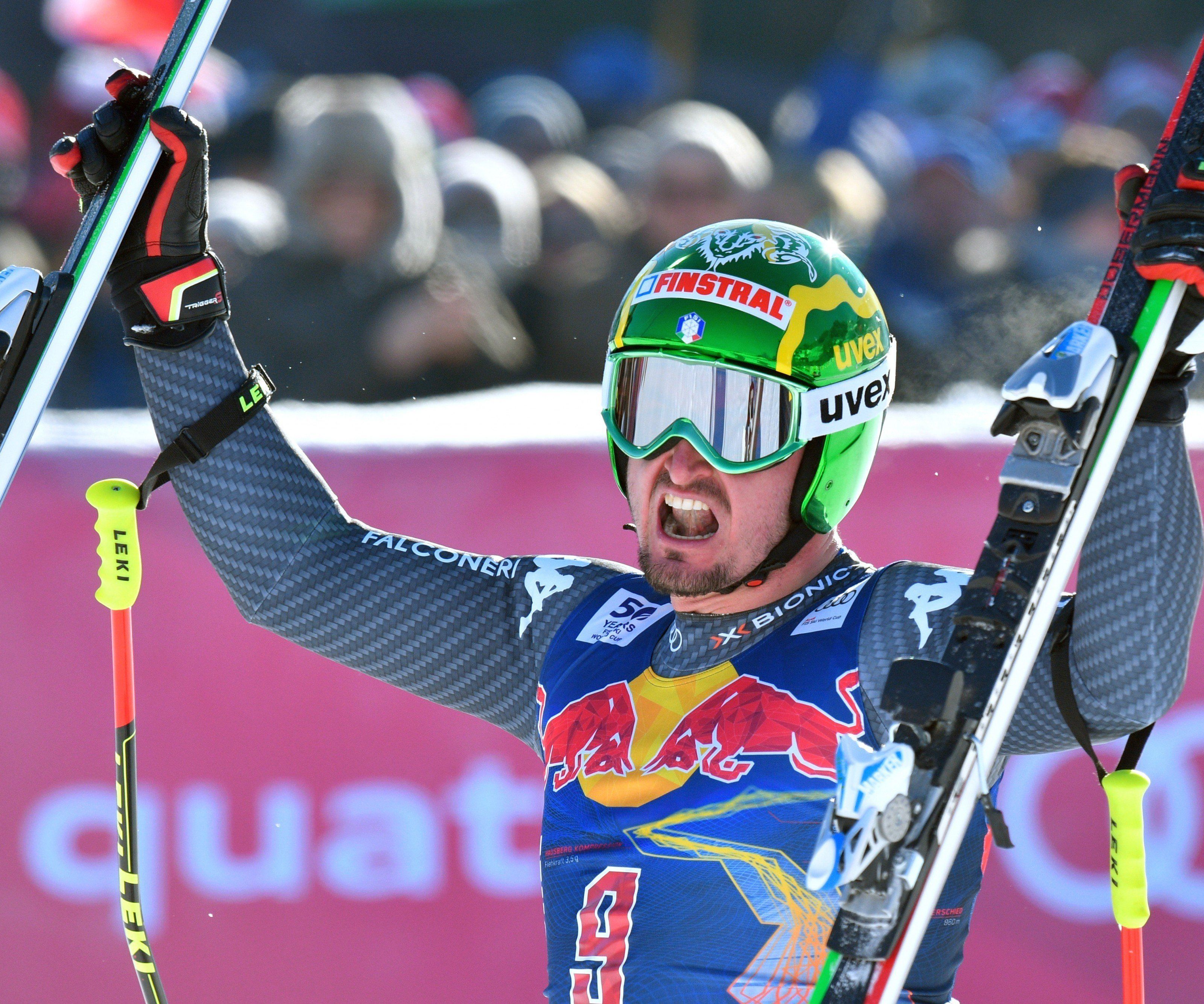 Der Südtiroler Dominik Paris hat bereits 2013 die Abfahrt auf der Streif in Kitzbühel gewonnen. Der Südtiroler Dominik Paris hat bereits 2013 die Abfahrt auf der Streif in Kitzbühel gewonnen.