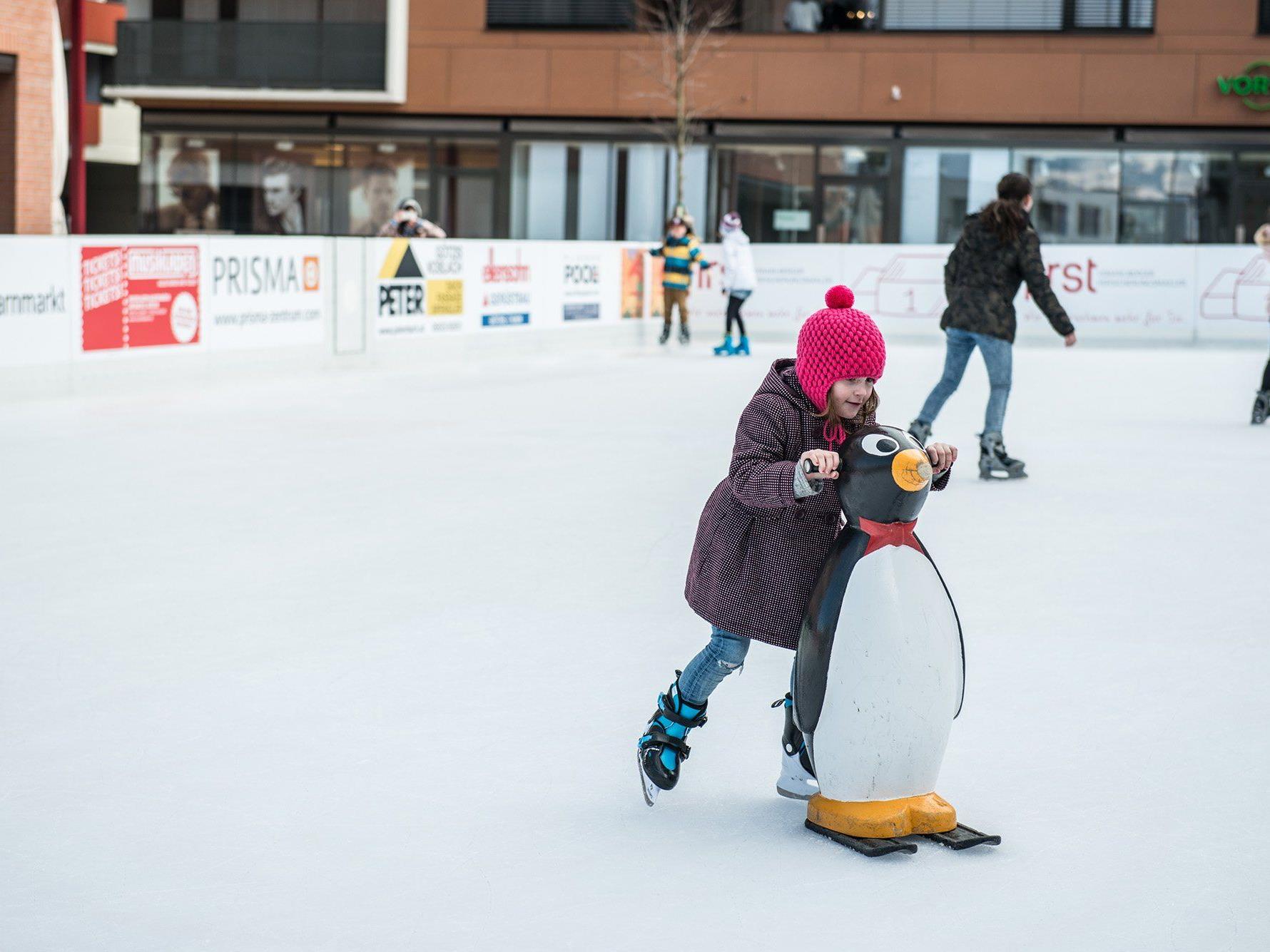 Am Freitag, 20. Jänner wird der Eislaufplatz in der Mitte Am Garnmarkt eröffnet