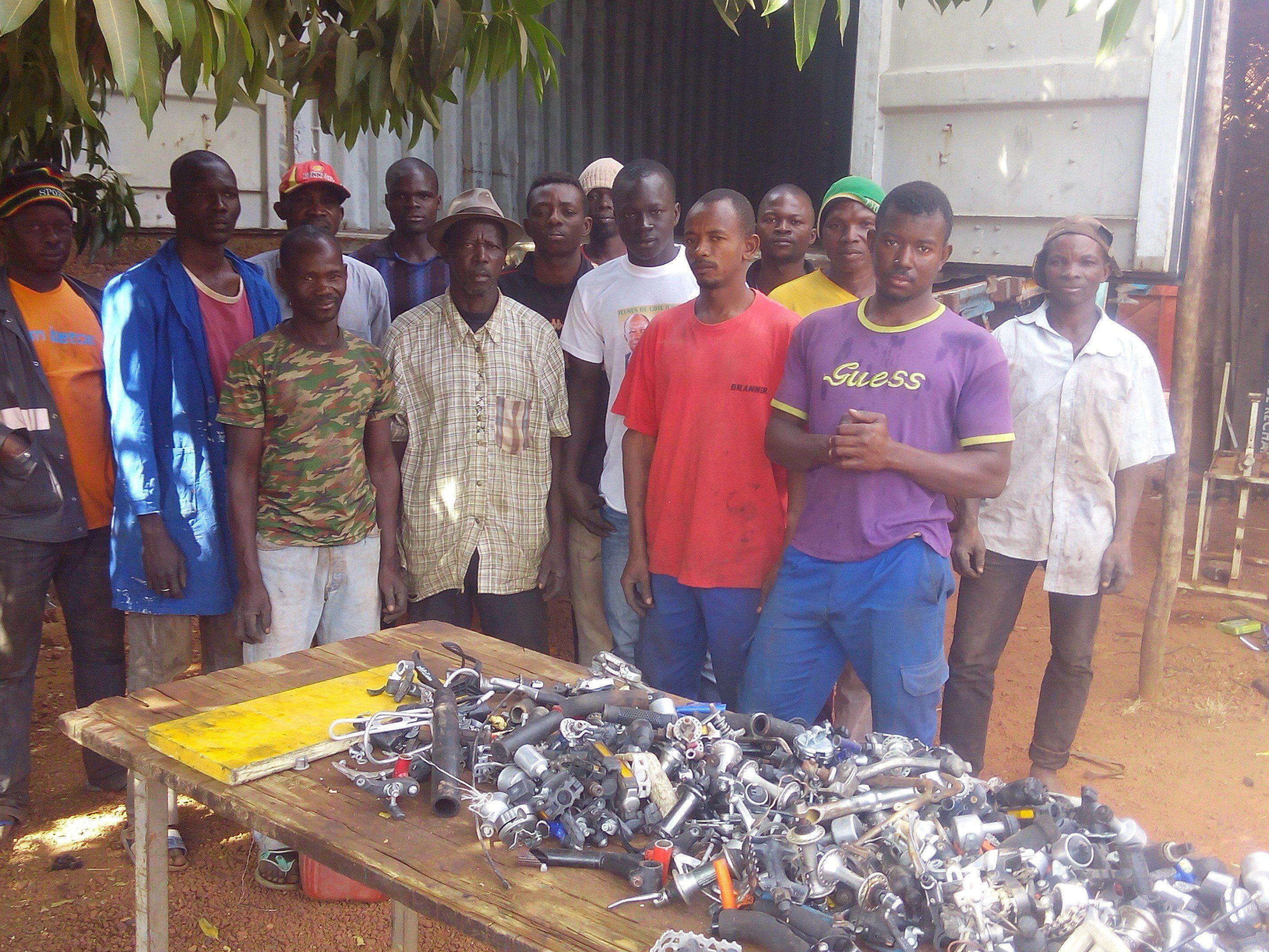 Reperaturwerkstatt in Burkina Faso