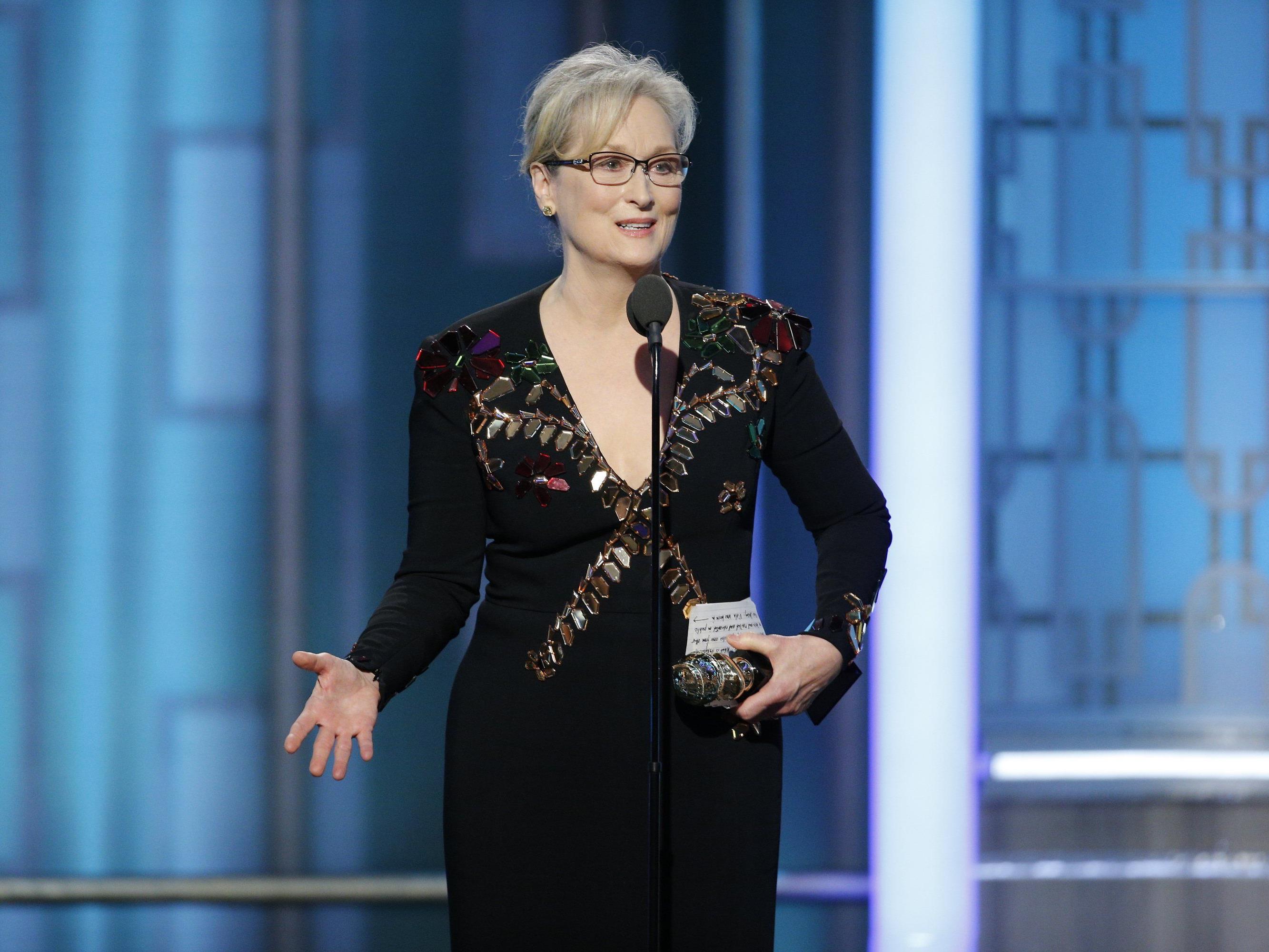 Meryl Streeps Rede bei den Golden Globes sorgte für Aufsehen.