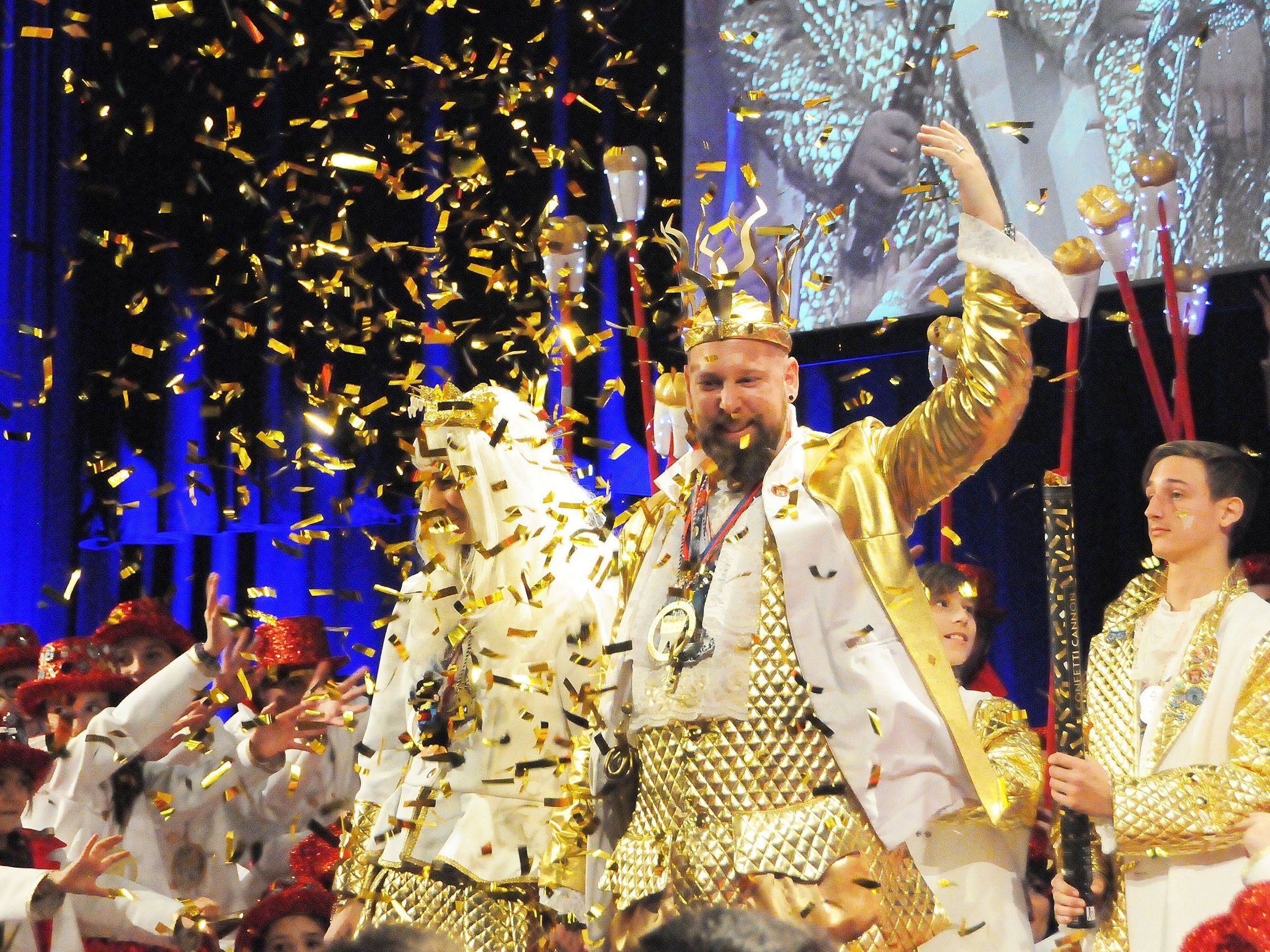 Prinz Ore XLI., Mark I., und Prinzessin Edda I. beim Ore-Ore-Kinderball 2017 Prinz Ore XLI., Mark I., und Prinzessin Edda I. beim Ore-Ore-Kinderball 2017