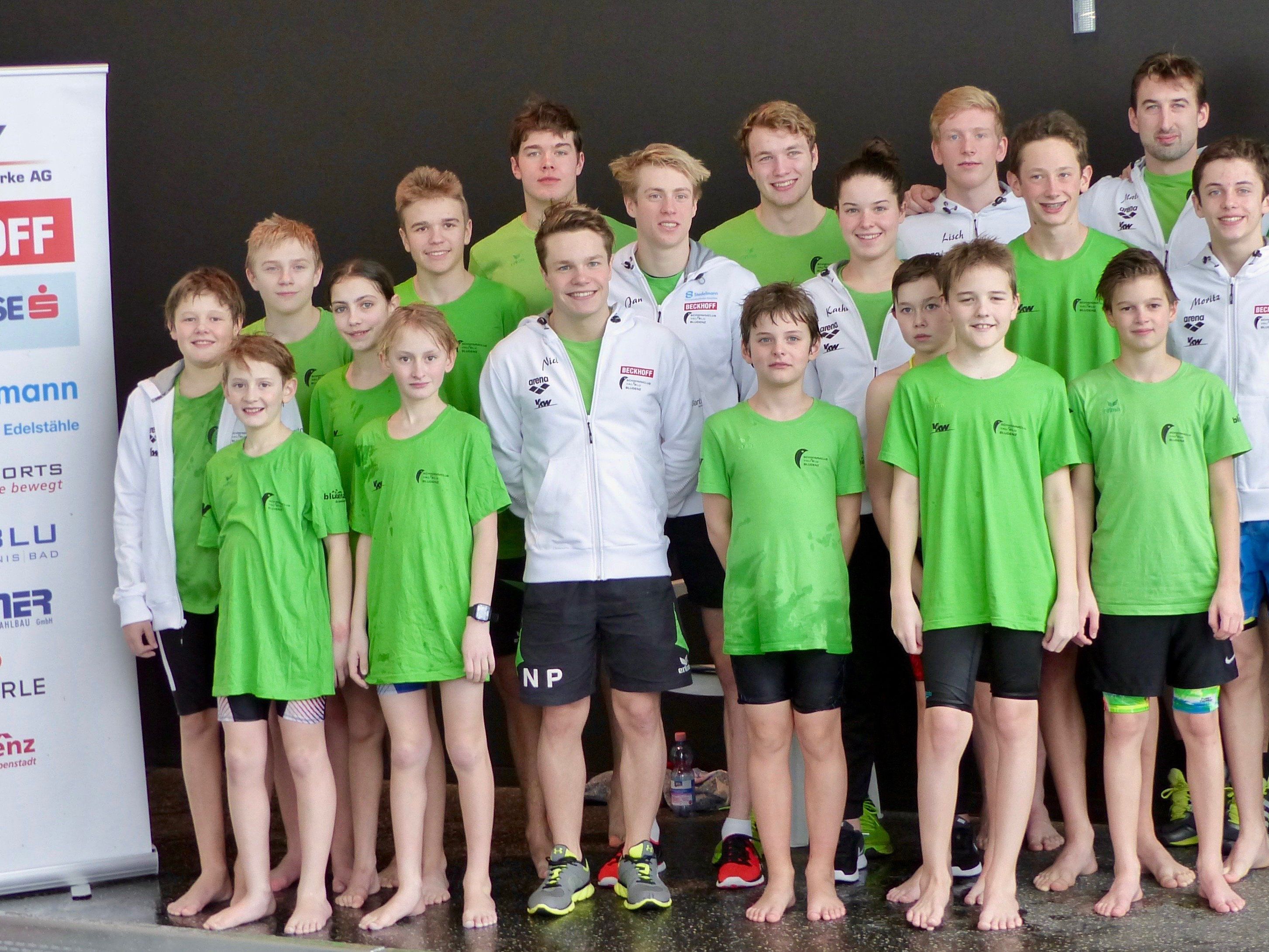 Erfolgreiche VAL BLU-Schwimmer Erfolgreiche VAL BLU-Schwimmer