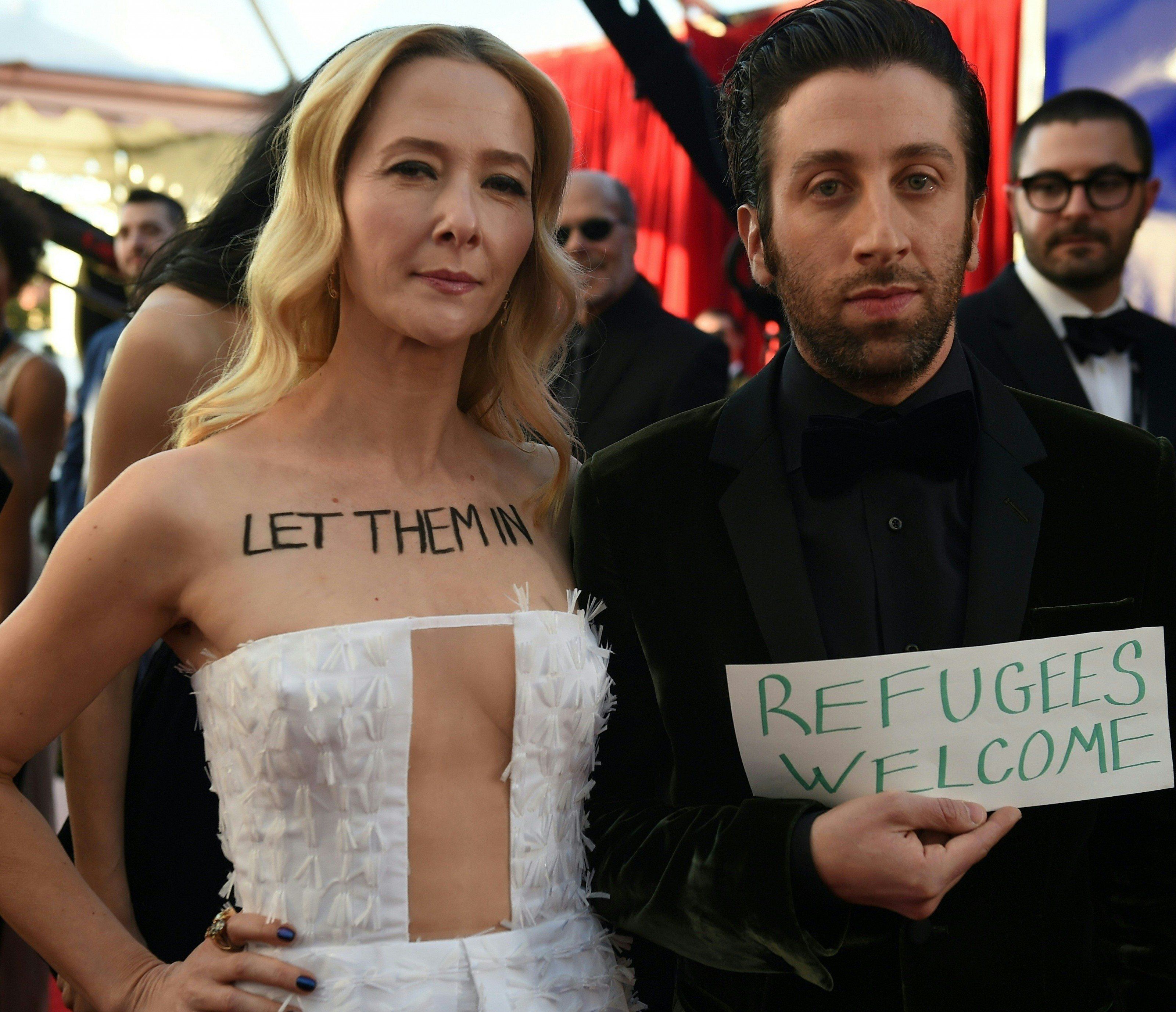 Proteste gegen Trumps Einreiseverbot dominierten die SAG-Awards Proteste gegen Trumps Einreiseverbot dominierten die SAG-Awards