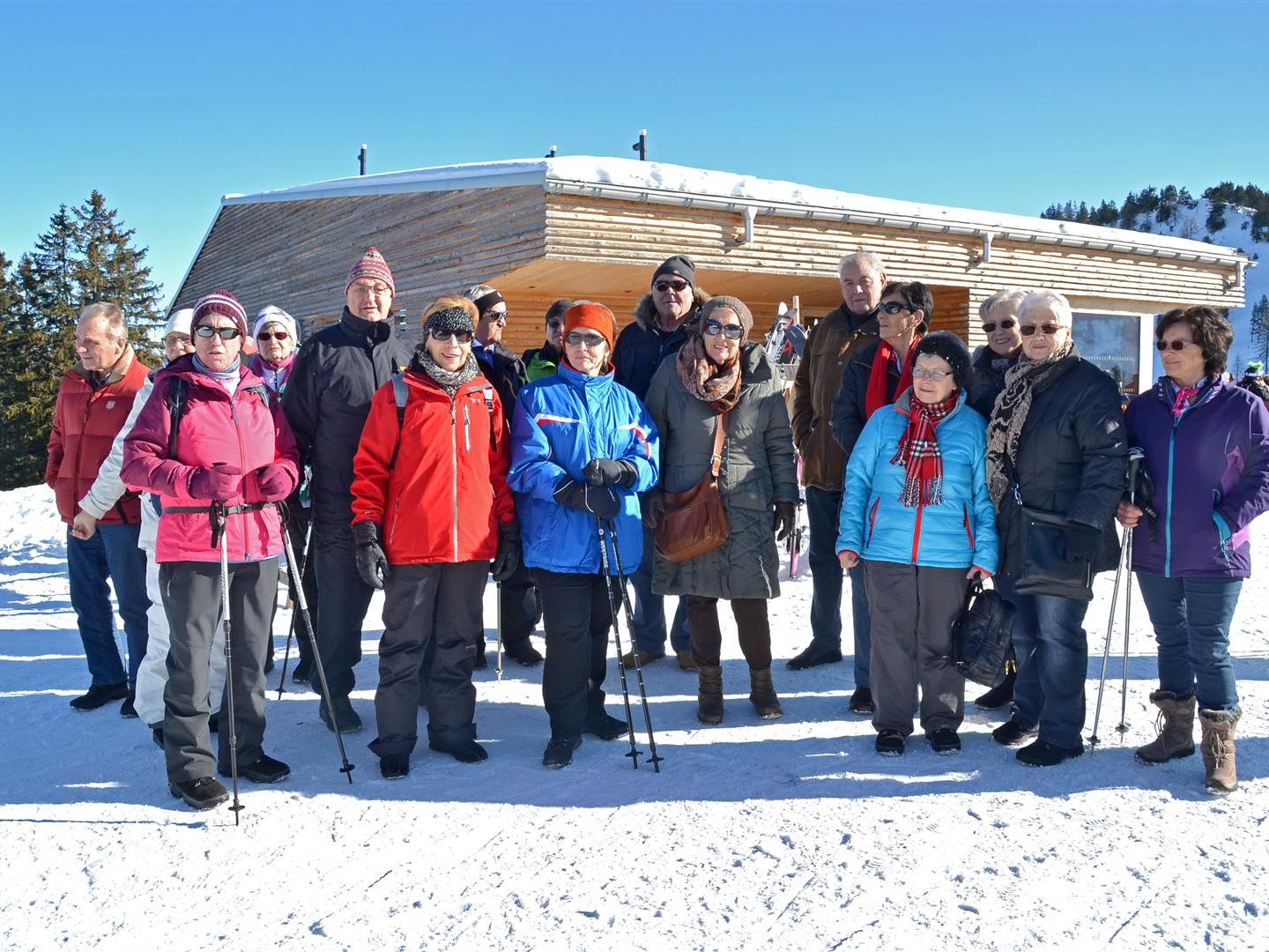Die Pensionisten am Burtschasattel Die Pensionisten am Burtschasattel