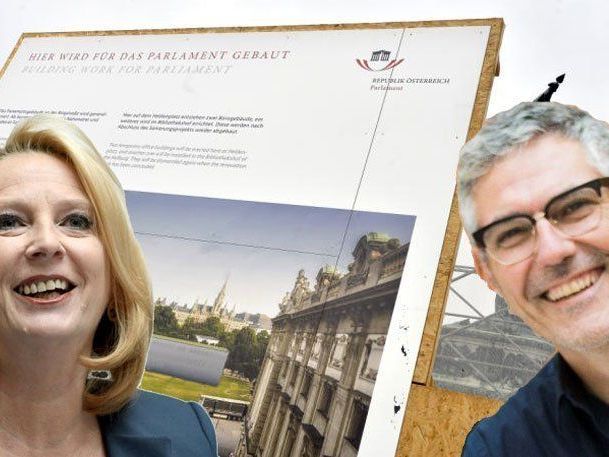 Designbüro Sägenvier hat die Büropavillons auf dem Heldenplatz gestaltet Designbüro Sägenvier hat die Büropavillons auf dem Heldenplatz gestaltet