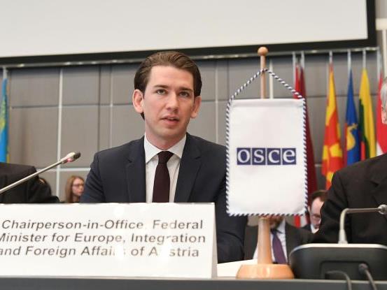 Außenminister präsentiert Prioritäten des österreichischen OSZE-Vorsitzes
