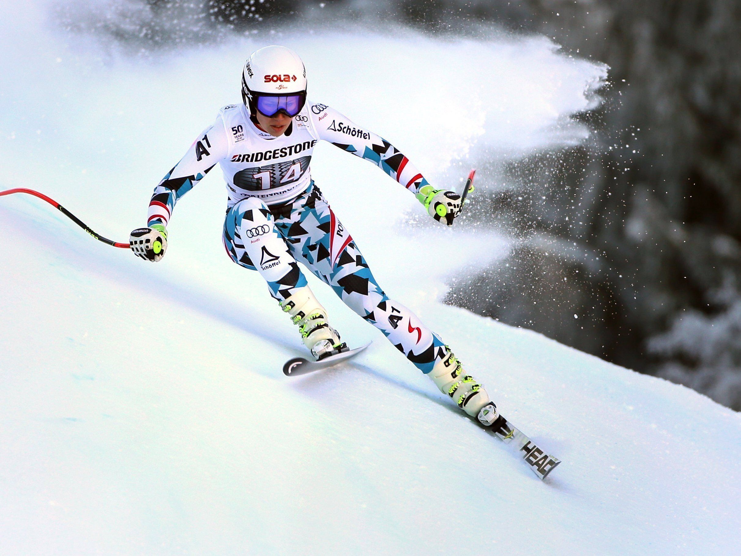 Auch Christine Scheyer geht für den ÖSV in St. Moritz an den Start.