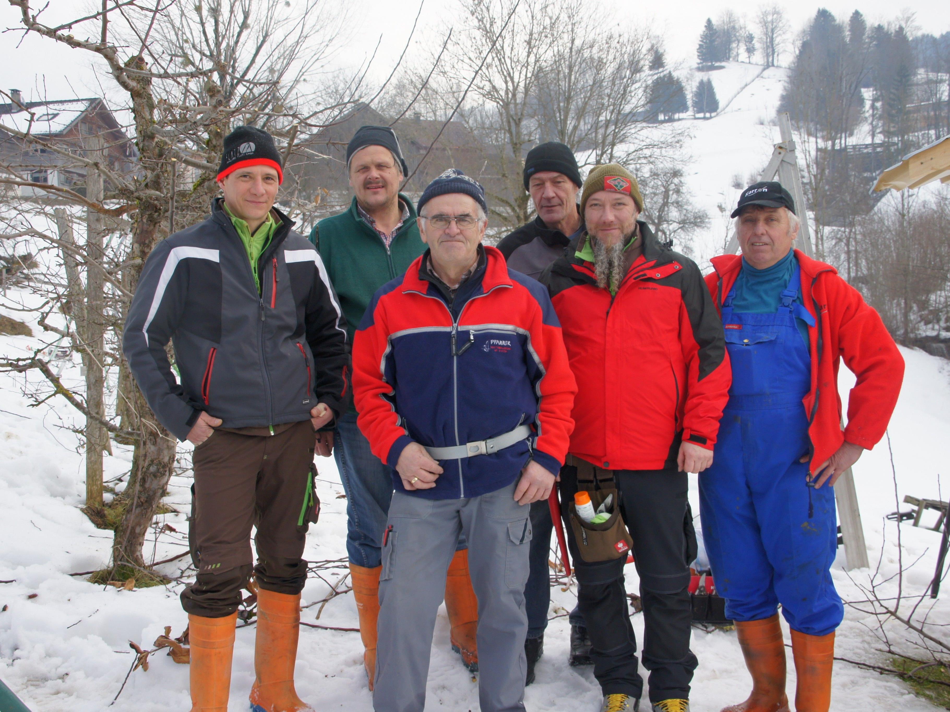 Kursleiter-Team des Baumschnittseminars Bregenzerwald