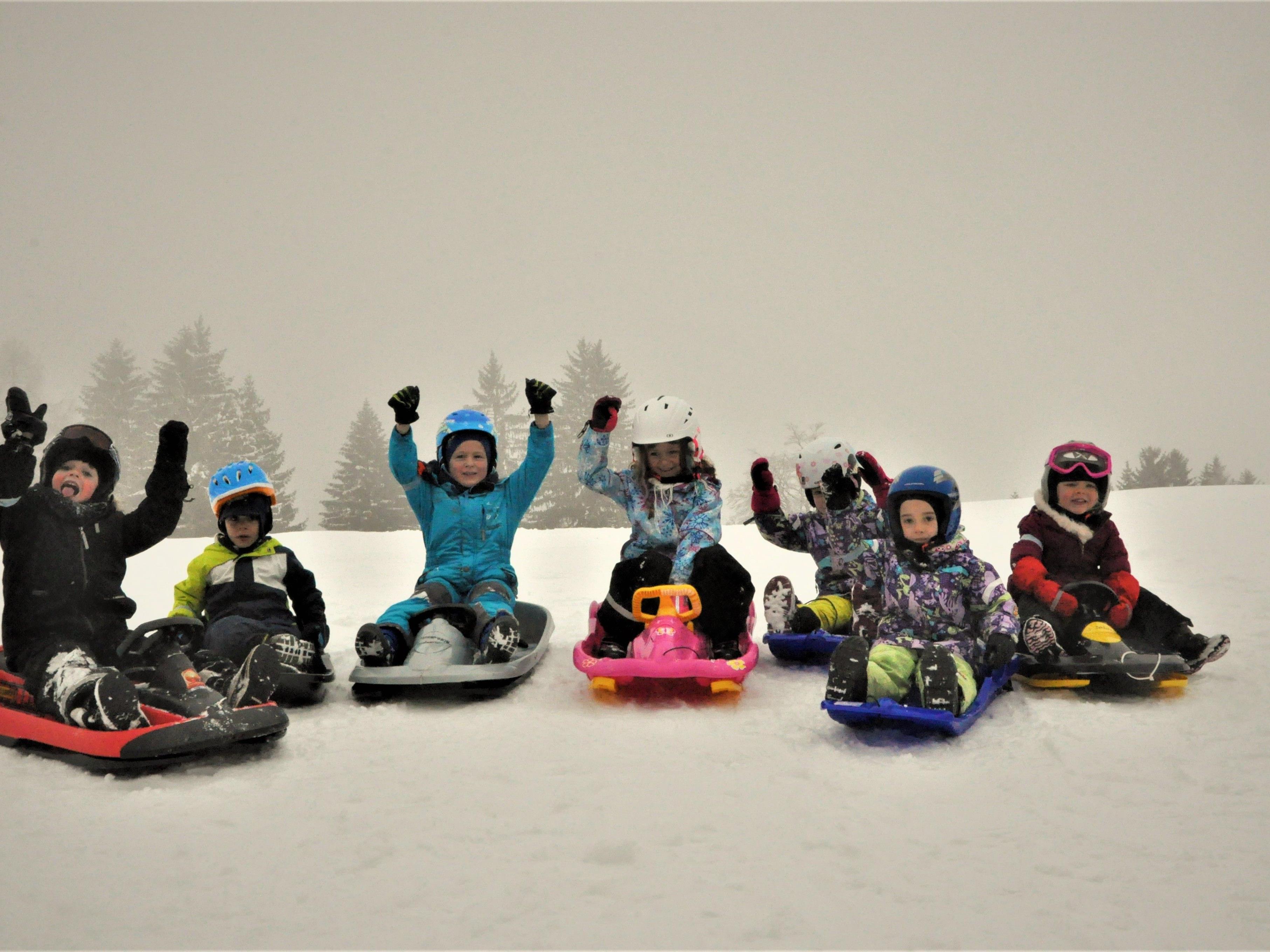 Die rund 80 Kids hatten einen riesen Spaß bei der Schneewoche in Furx.