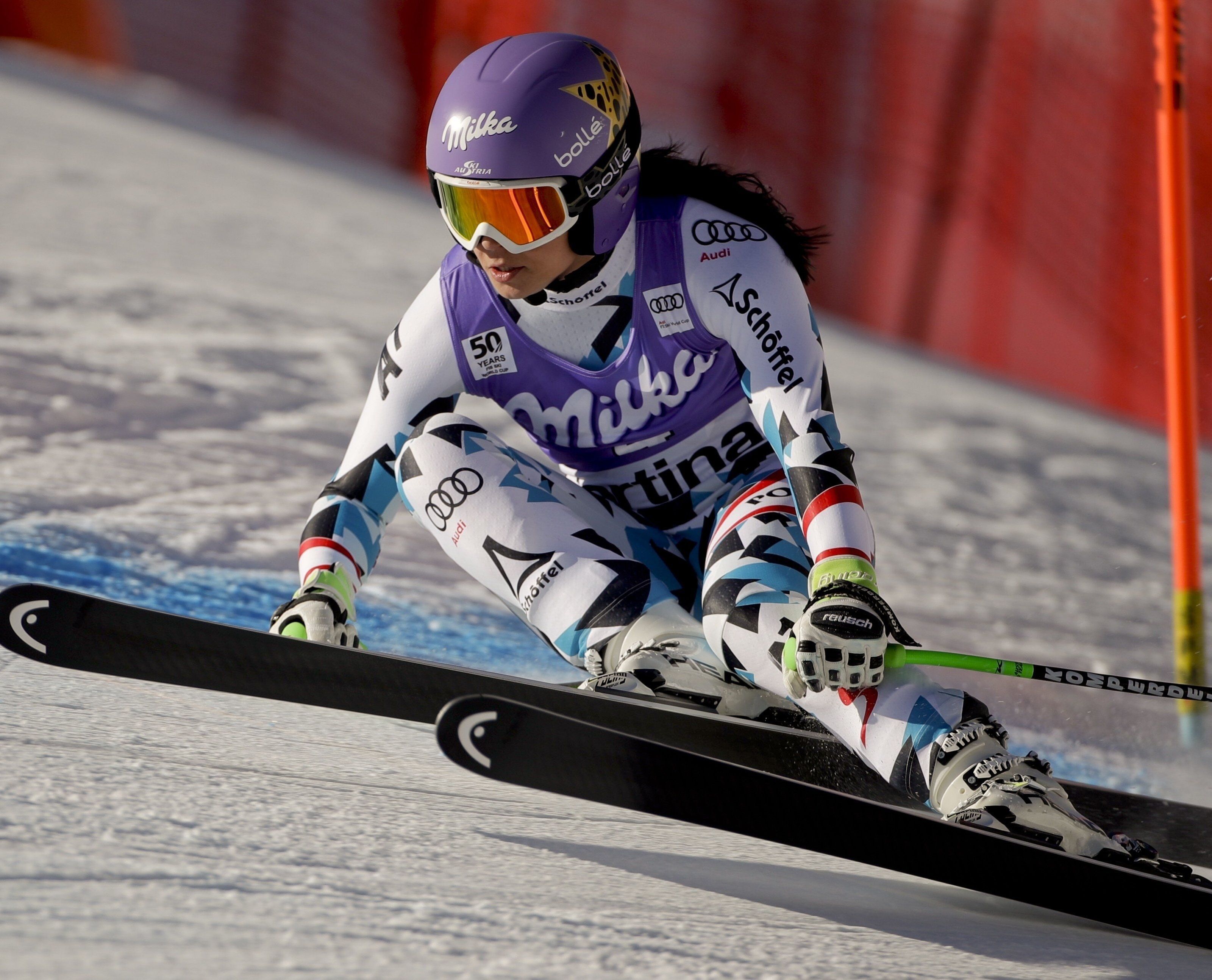 Anna Veith hofft auf ein gutes Ergebnis in St. Moritz. Anna Veith hofft auf ein gutes Ergebnis in St. Moritz.