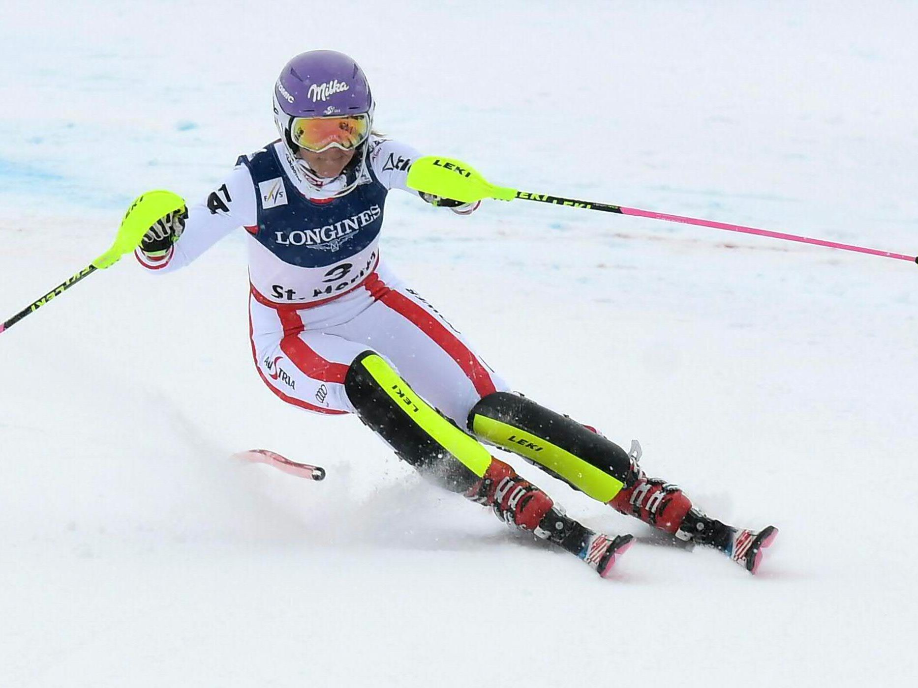 Bronze für Michaela Kirchgasser. Bronze für Michaela Kirchgasser.