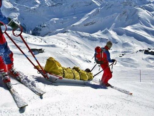 Skifahrerin wurde in LKH Bludenz gebracht