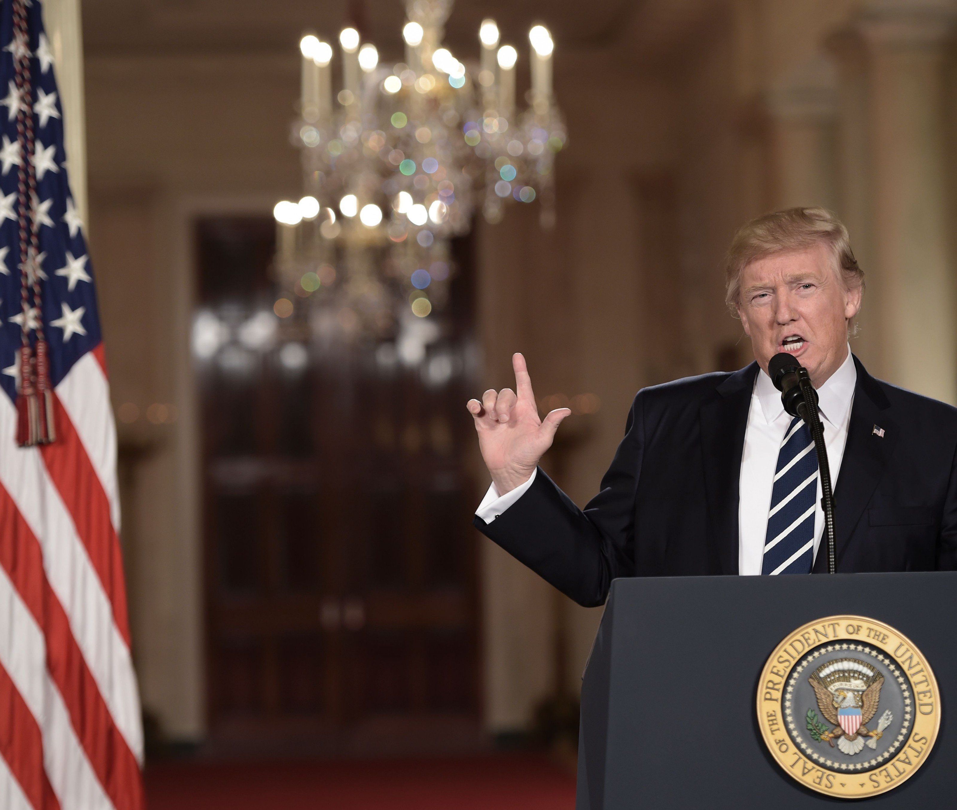 Donald Trump spaltet die Gesellschaft. Donald Trump spaltet die Gesellschaft.