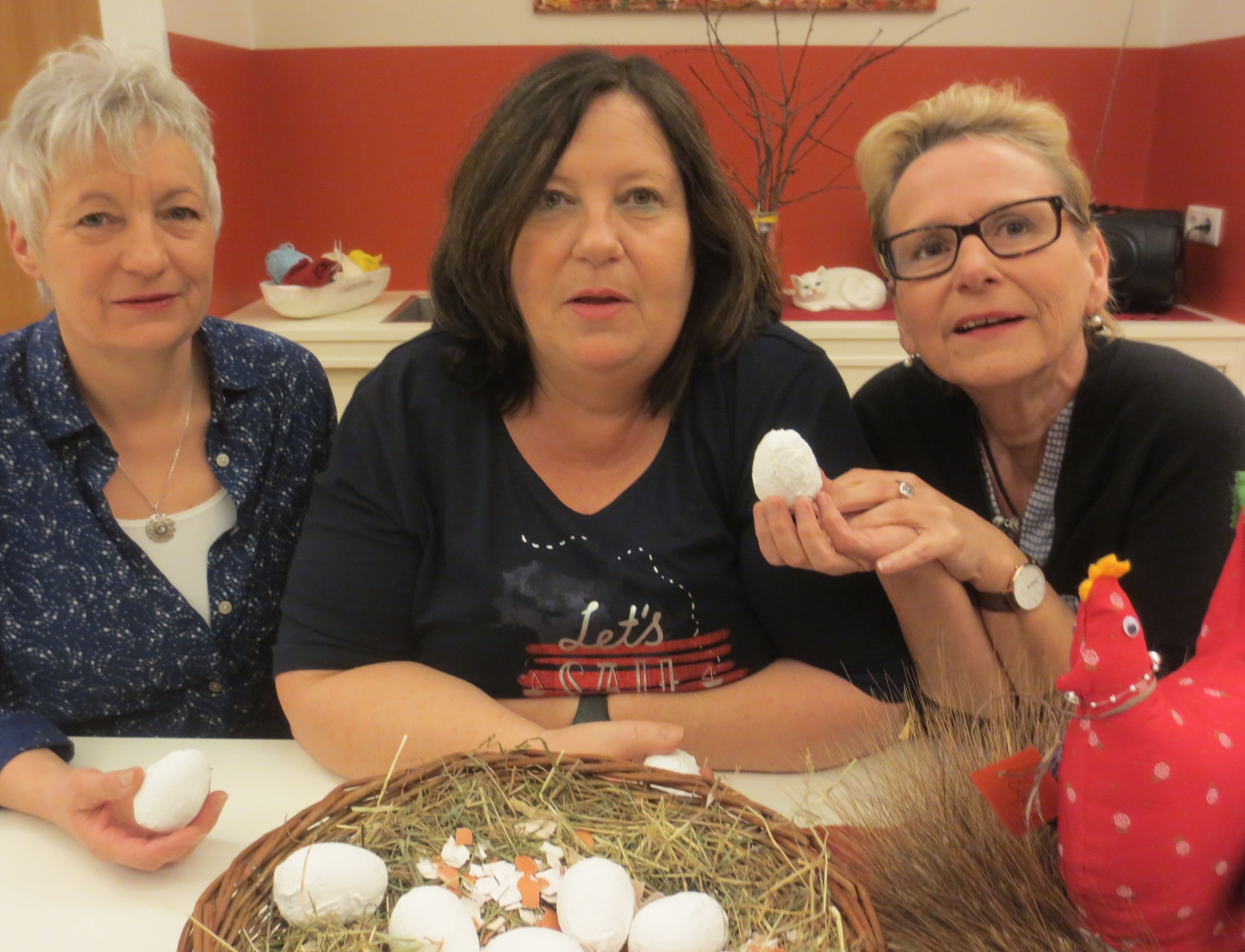 Die guten Geister der Tagesbetreuung Irene Marte, Monika Abbrederis und Judith Prenn Die guten Geister der Tagesbetreuung Irene Marte, Monika Abbrederis und Judith Prenn