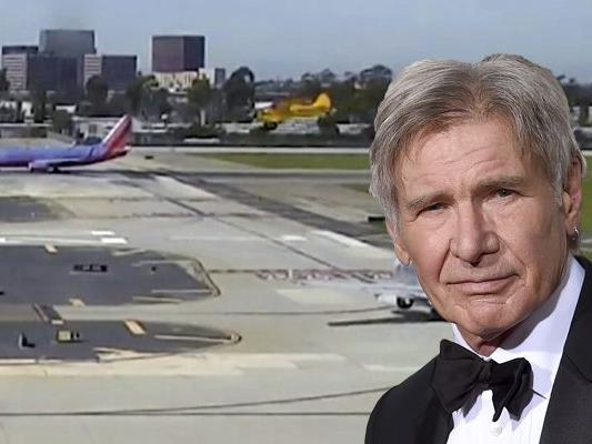 Harrison Ford hatte mit seinem Flugezug große Probleme beim Landen.