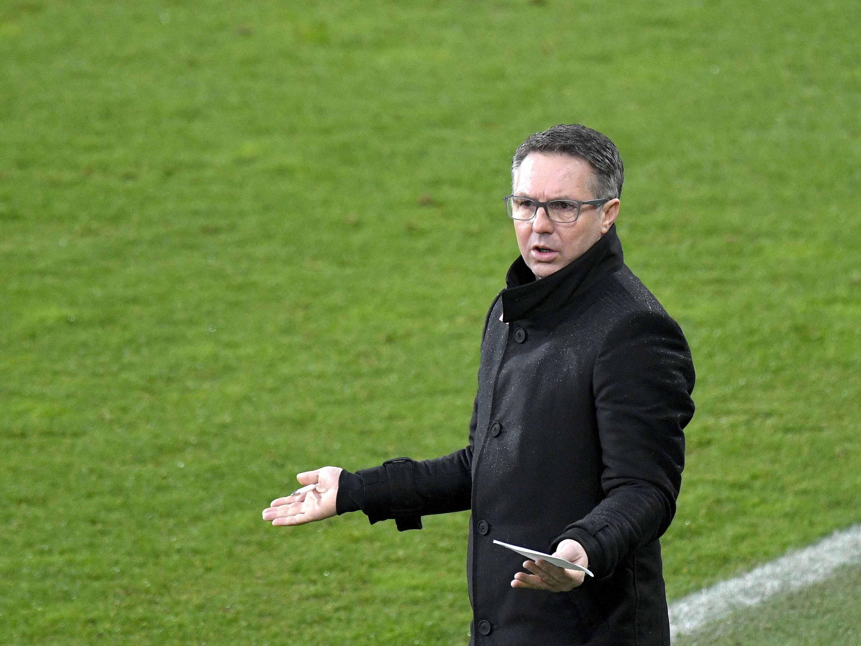 Rapid-Trainer Damir Canadi. Rapid-Trainer Damir Canadi.