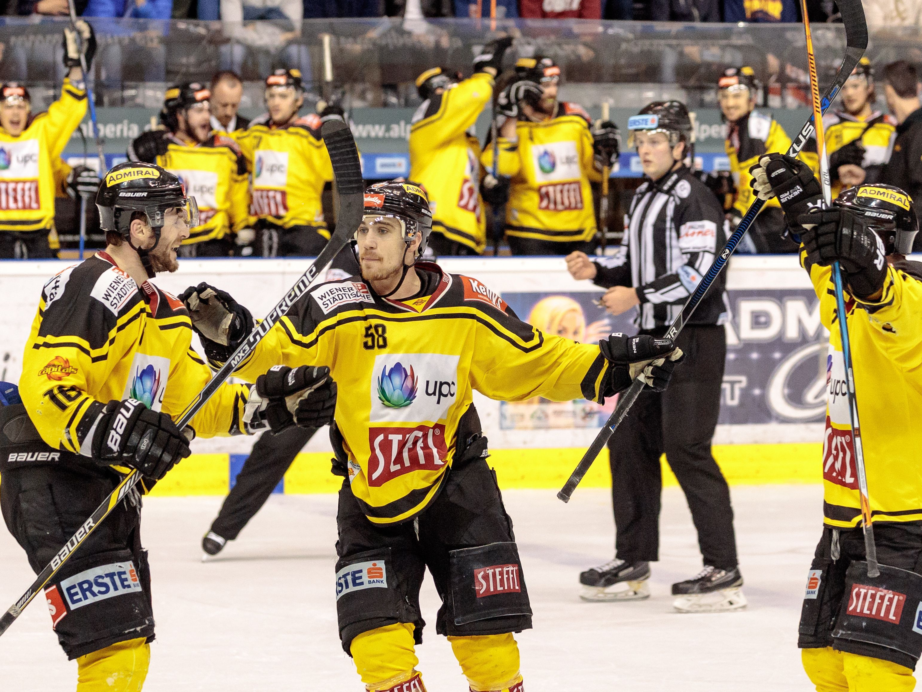 Die Vienna Capitals gehen als Favoriten ins EBEL-Finale gegen den KAC. Die Vienna Capitals gehen als Favoriten ins EBEL-Finale gegen den KAC.
