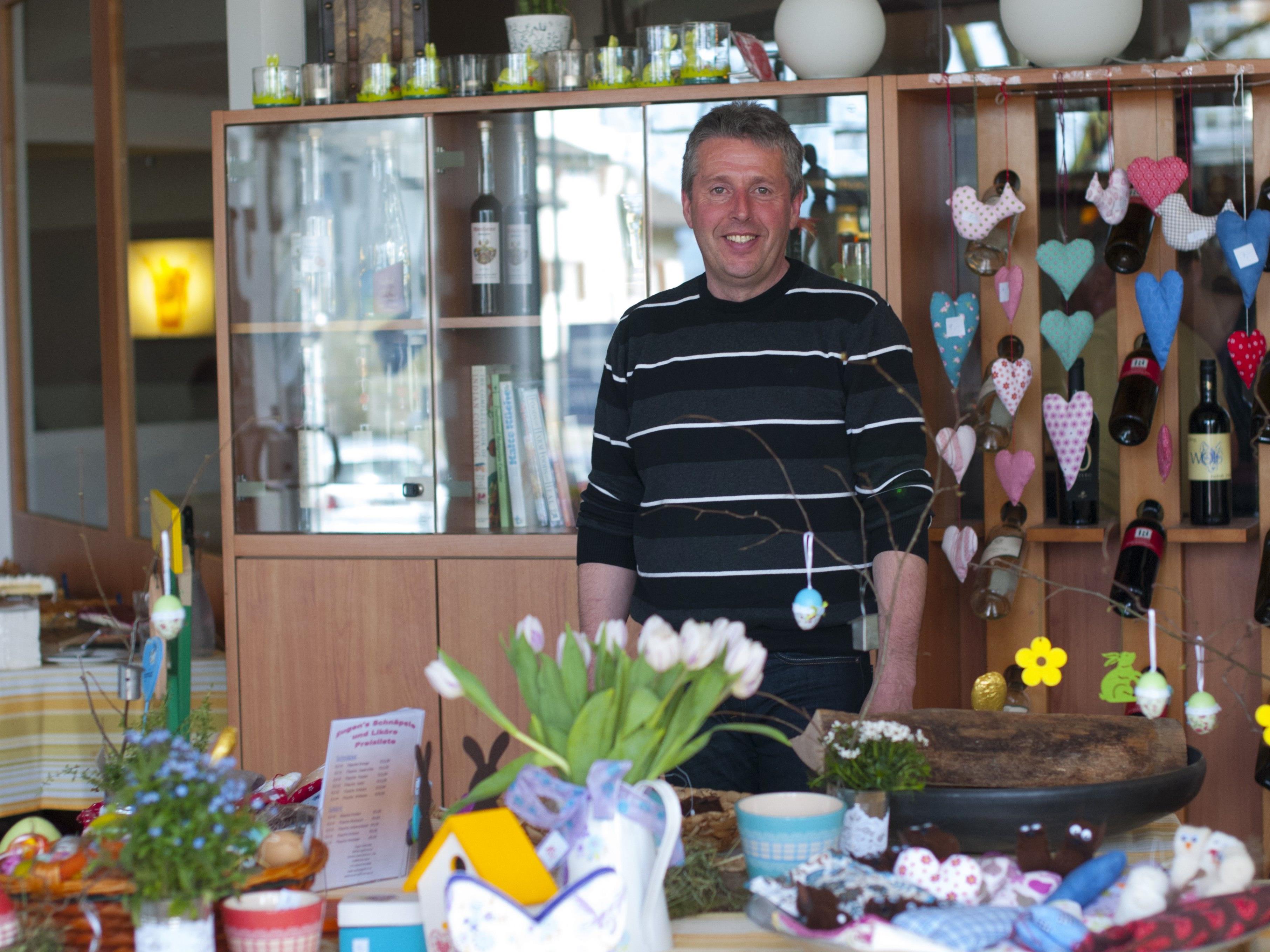 Christian Bösch vom Projekt Herzenssache freut sich am Sonntag auf zahlreiche Besucher beim Osterbasar, die mit ihrem Einkauf wieder Gutes tun.