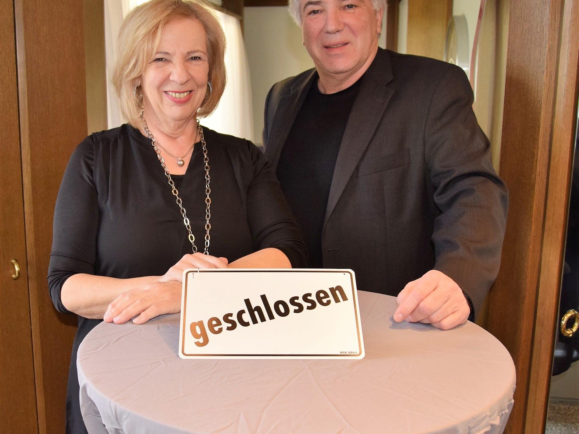 Susanne und Ernst Bürge werden ab 1. April die Pension genießen....