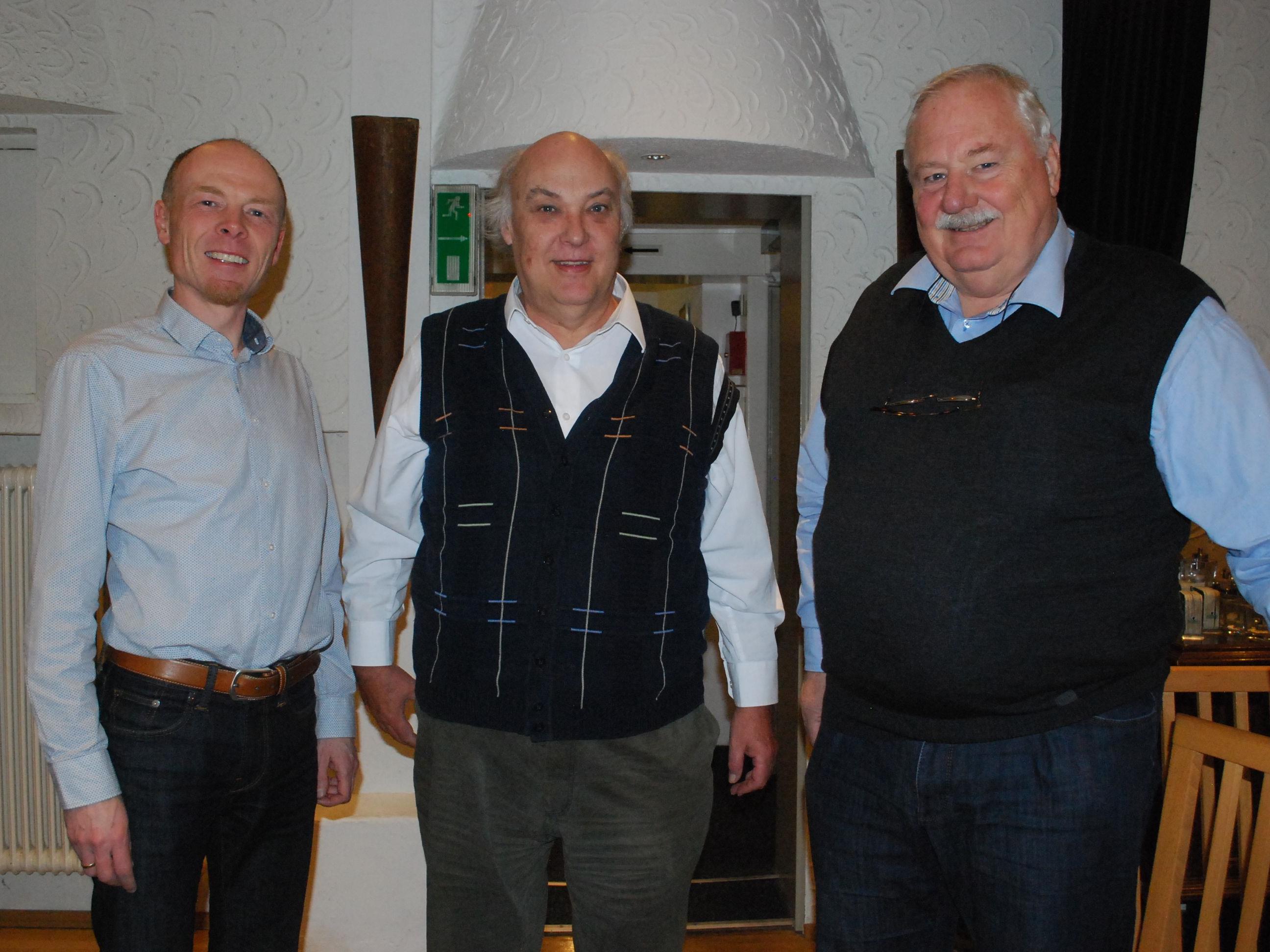 Harald Rhomberg, Stadtarchiv, Norbert Fink, Autor, Ulrich Rhomberg, Geschichtswerkstatt (vl)