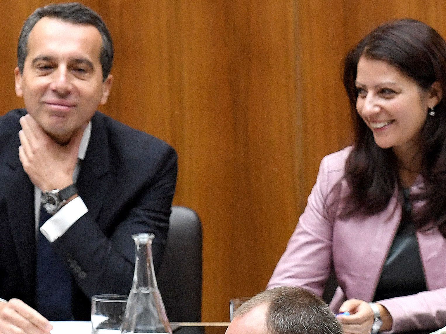 Interreligiöser Dialog mit Kern und Duzdar auch zum Integrationspaket, Migration und Hass im Internet. Interreligiöser Dialog mit Kern und Duzdar auch zum Integrationspaket, Migration und Hass im Internet.