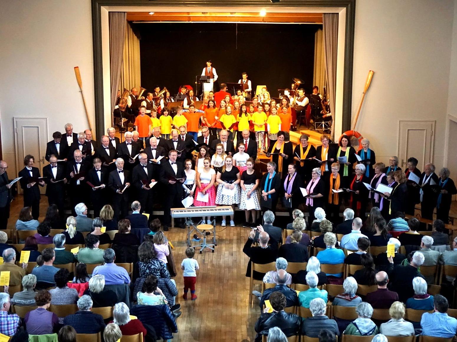 Beim traditionellen Gemeinschaftskonzert haben die musischen Lochauer Ortsvereine alljährlich ihren großen Auftritt.