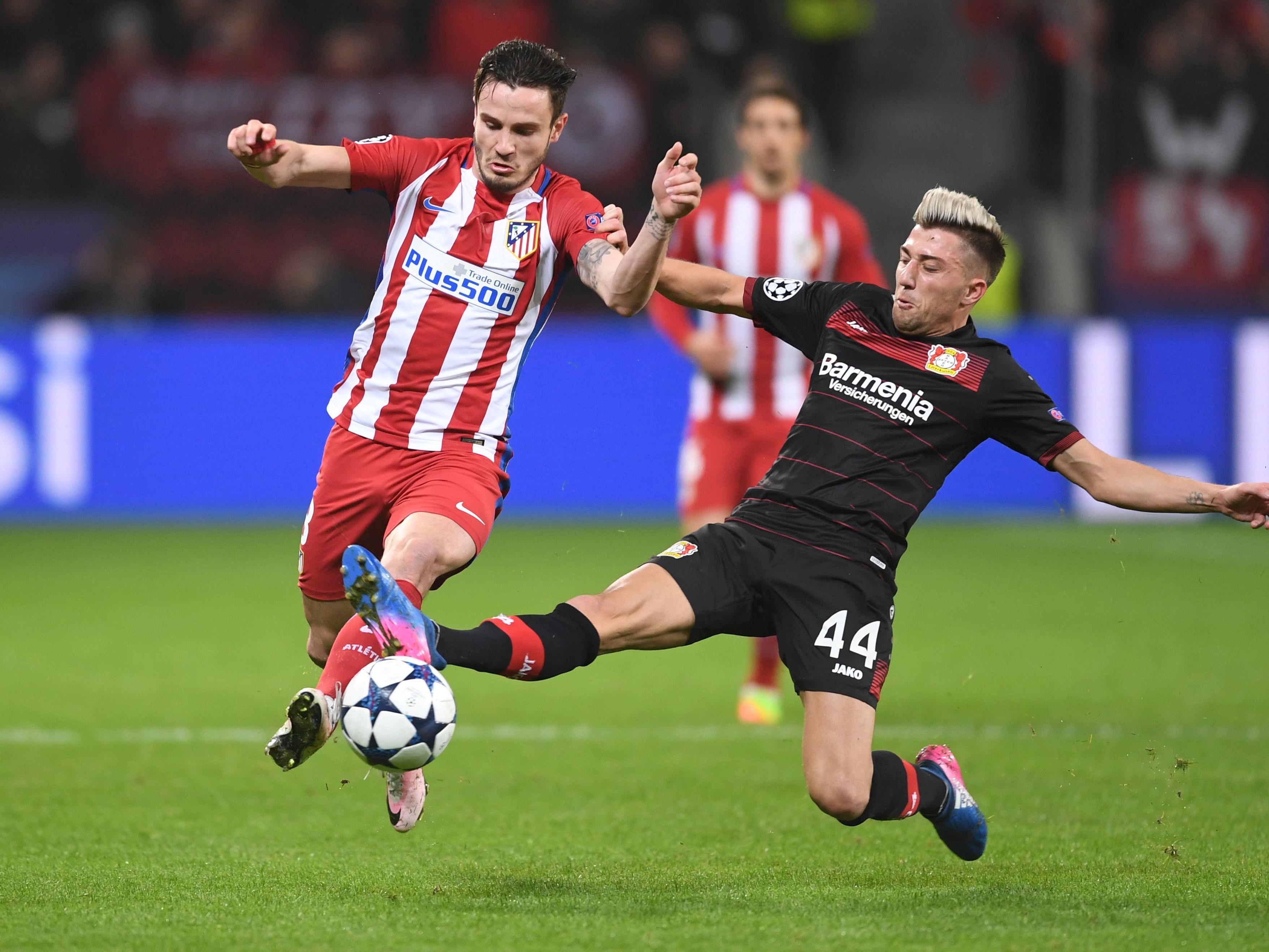 Atlético Madrid empfängt Bayer Leverkusen am späten Mittwochabend. Atlético Madrid empfängt Bayer Leverkusen am späten Mittwochabend.