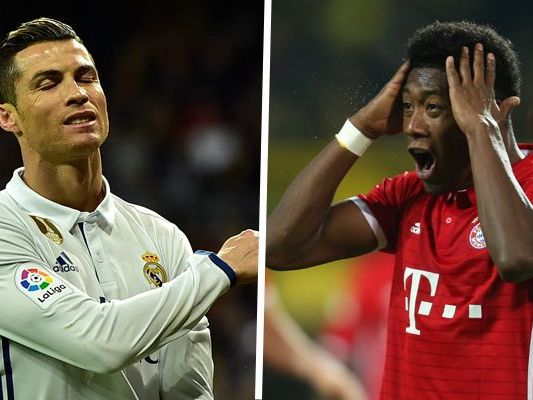 Auch Cristiano Ronaldo und David Alaba warten auf ihre Viertelfinalgegner. Auch Cristiano Ronaldo und David Alaba warten auf ihre Viertelfinalgegner.