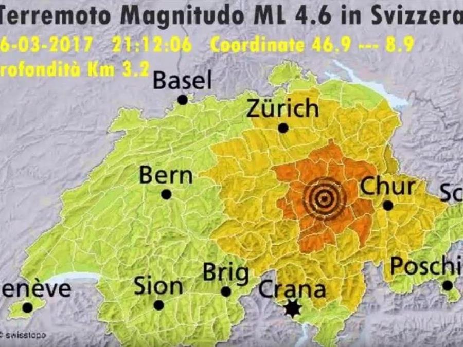 In der Zentralschweiz war das Beben am stärksten.