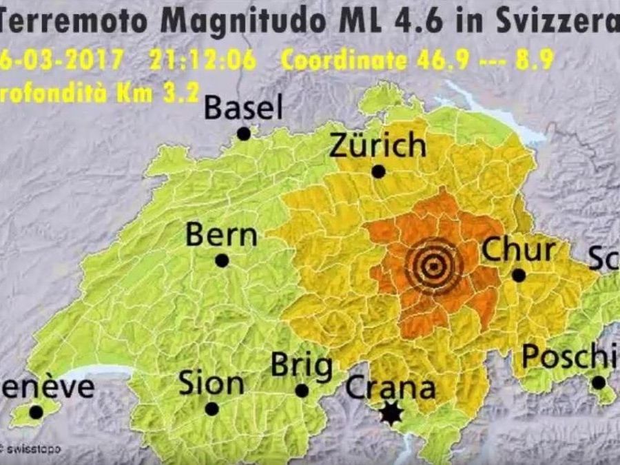 In der Zentralschweiz war das Beben am stärksten. In der Zentralschweiz war das Beben am stärksten.