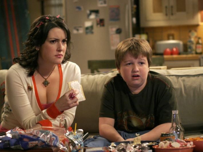 Szene aus "Two and a half Men". Szene aus "Two and a half Men".