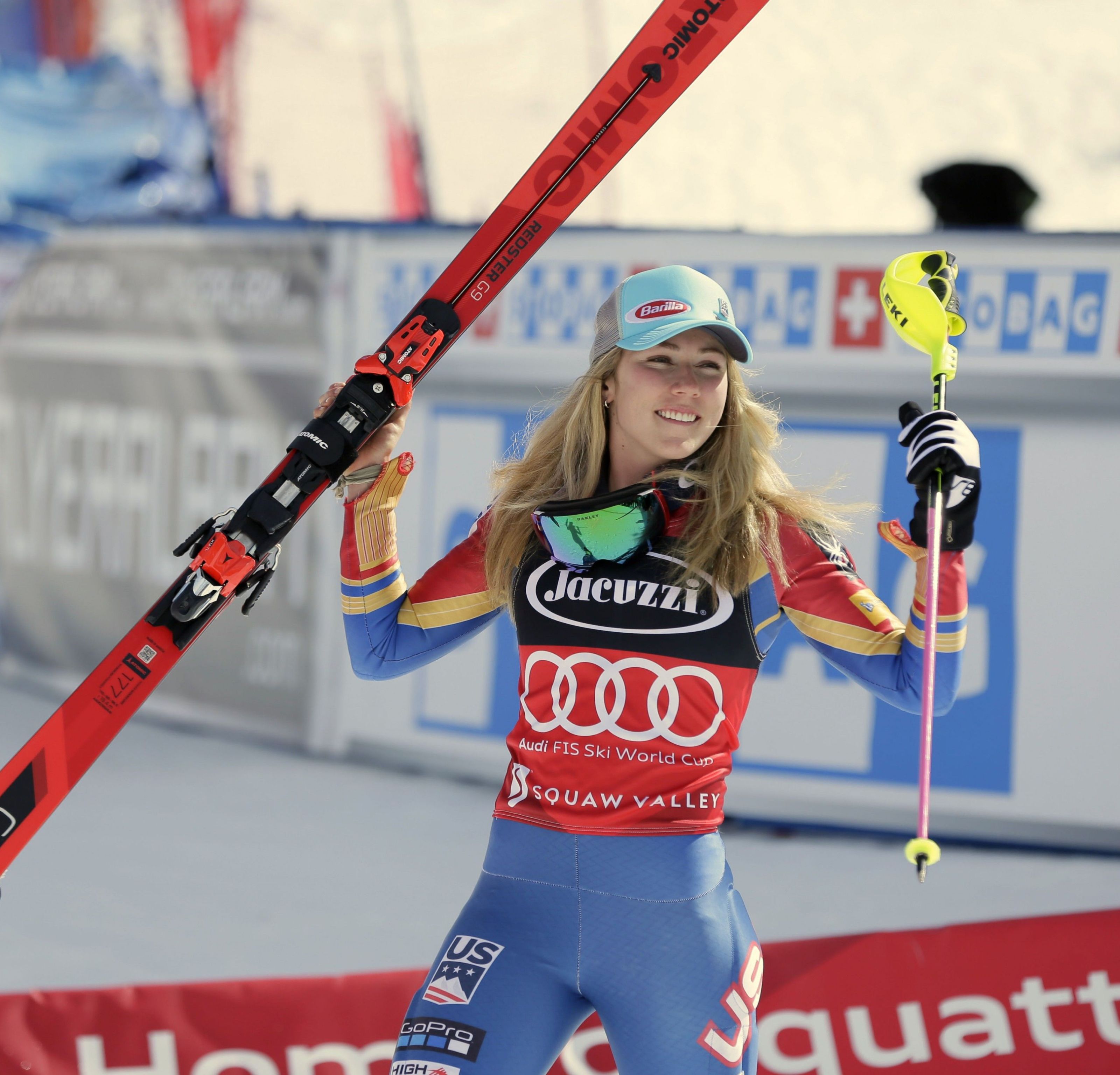 Skirennläuferin Mikaela Shiffrin steht als Gesamtweltcupsiegerin fest. Skirennläuferin Mikaela Shiffrin steht als Gesamtweltcupsiegerin fest.